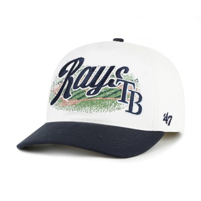 Tampa Bay Rays '47 Enfield Hitch Adjustable Hat - White/Navy