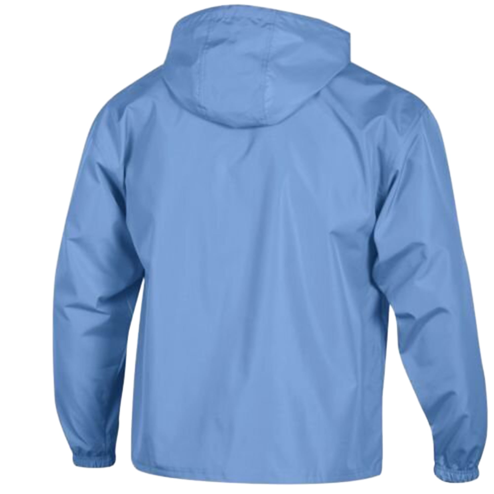 Men's Champion Light Blue Tampa Bay Rays Packable Windbreaker Half-Zip Jacket