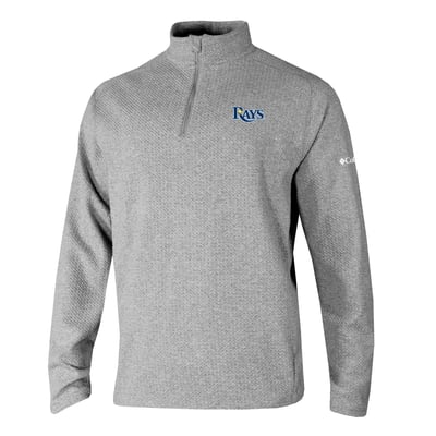 Tampa Bay Rays Columbia  Swingcraft Quarter-Zip Pullover - Gray