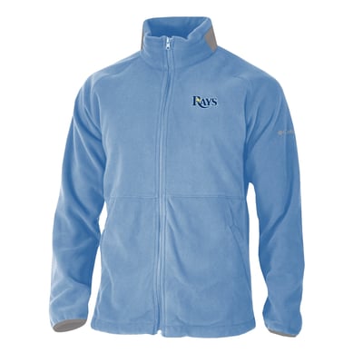 Tampa Bay Rays Columbia  Everest Ridge Full-Zip Fleece Jacket - Light Blue