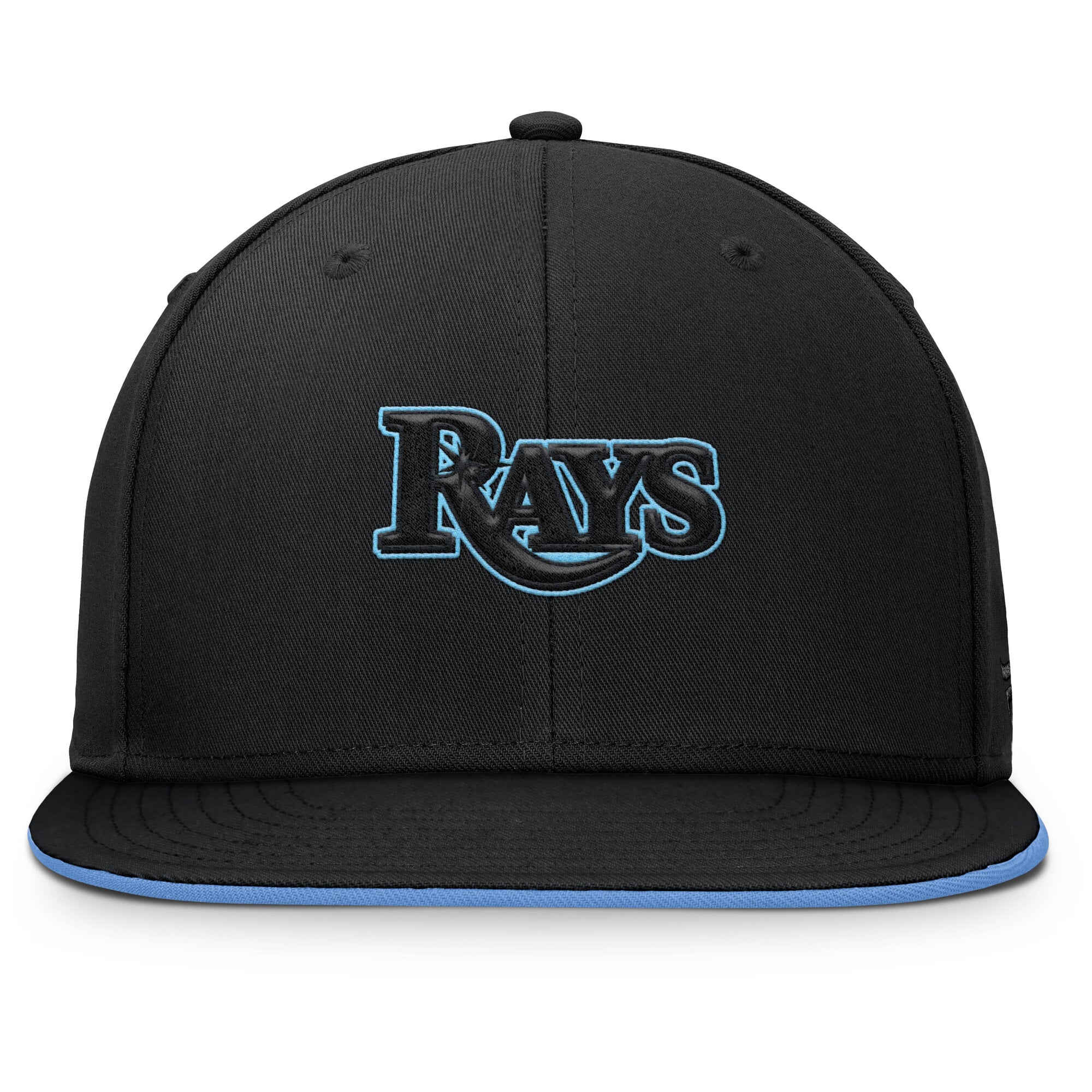 Men's Fanatics Black Tampa Bay Rays Glint Snapback Hat