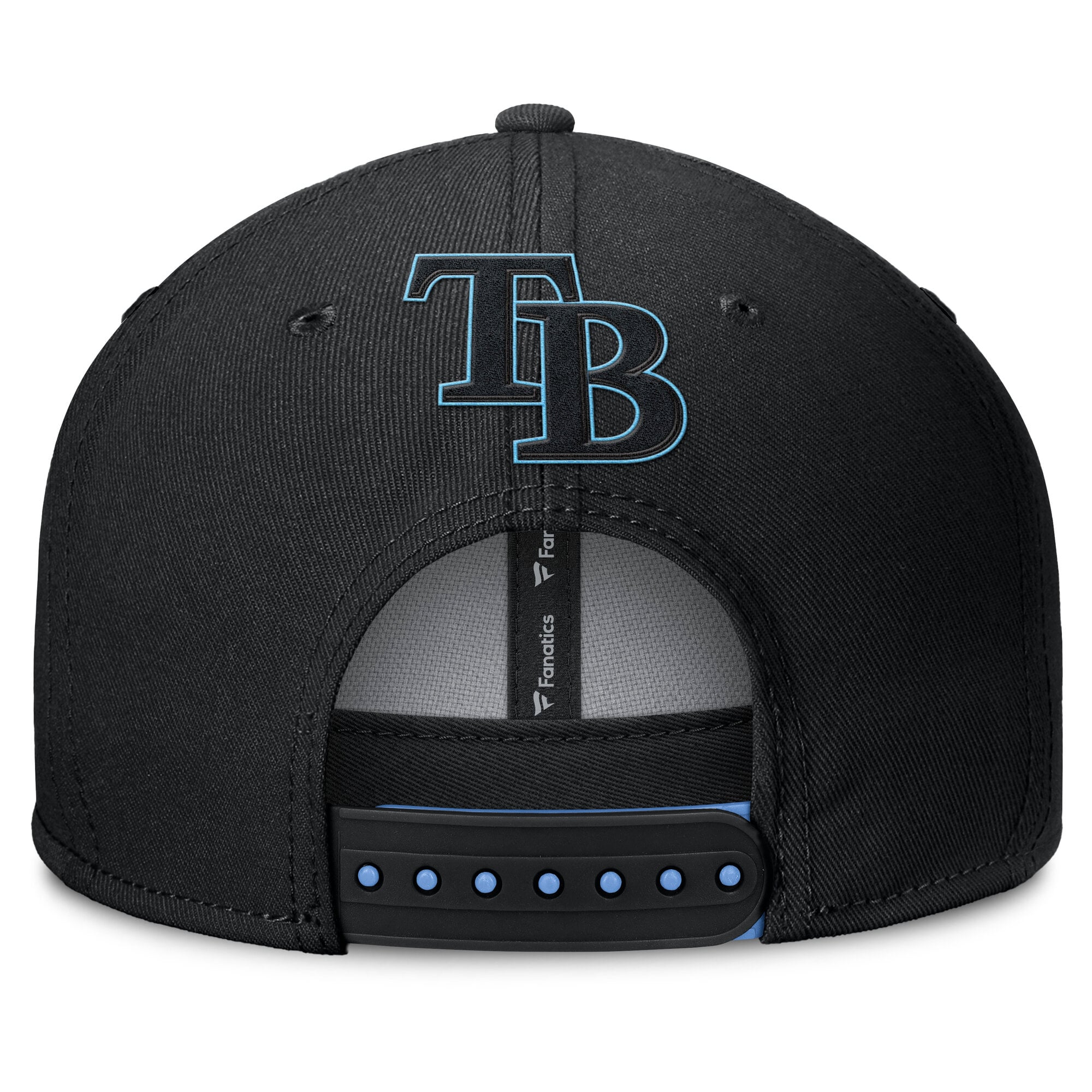 Men's Fanatics Black Tampa Bay Rays Glint Snapback Hat