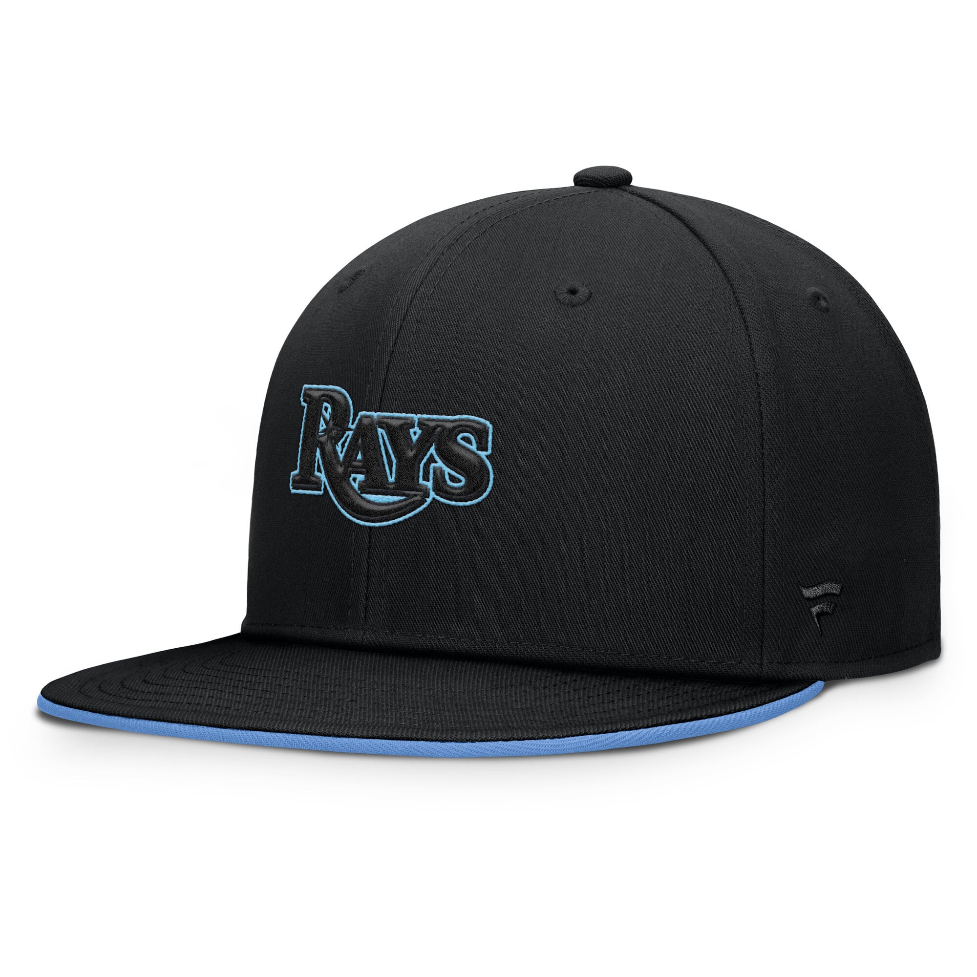 Men's Fanatics Black Tampa Bay Rays Glint Snapback Hat