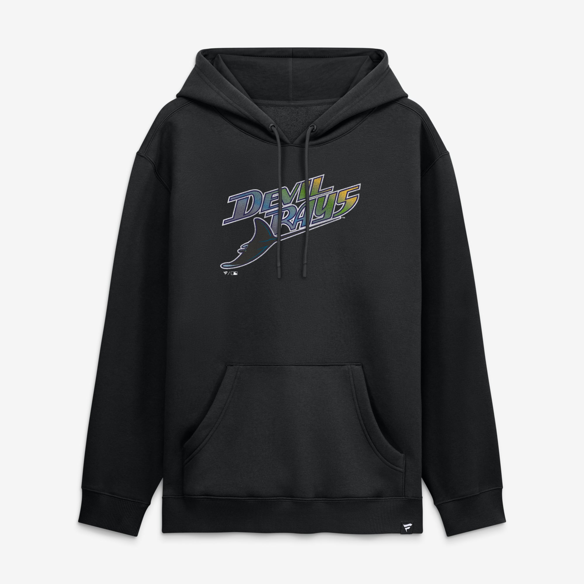 Men's Fanatics Black Tampa Bay Rays Heritage Hoodie