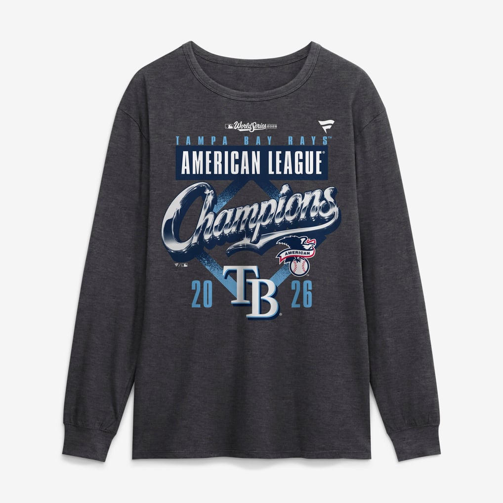 Tampa Bay Rays Fanatics 2026 American League Champions Locker Room Long ...