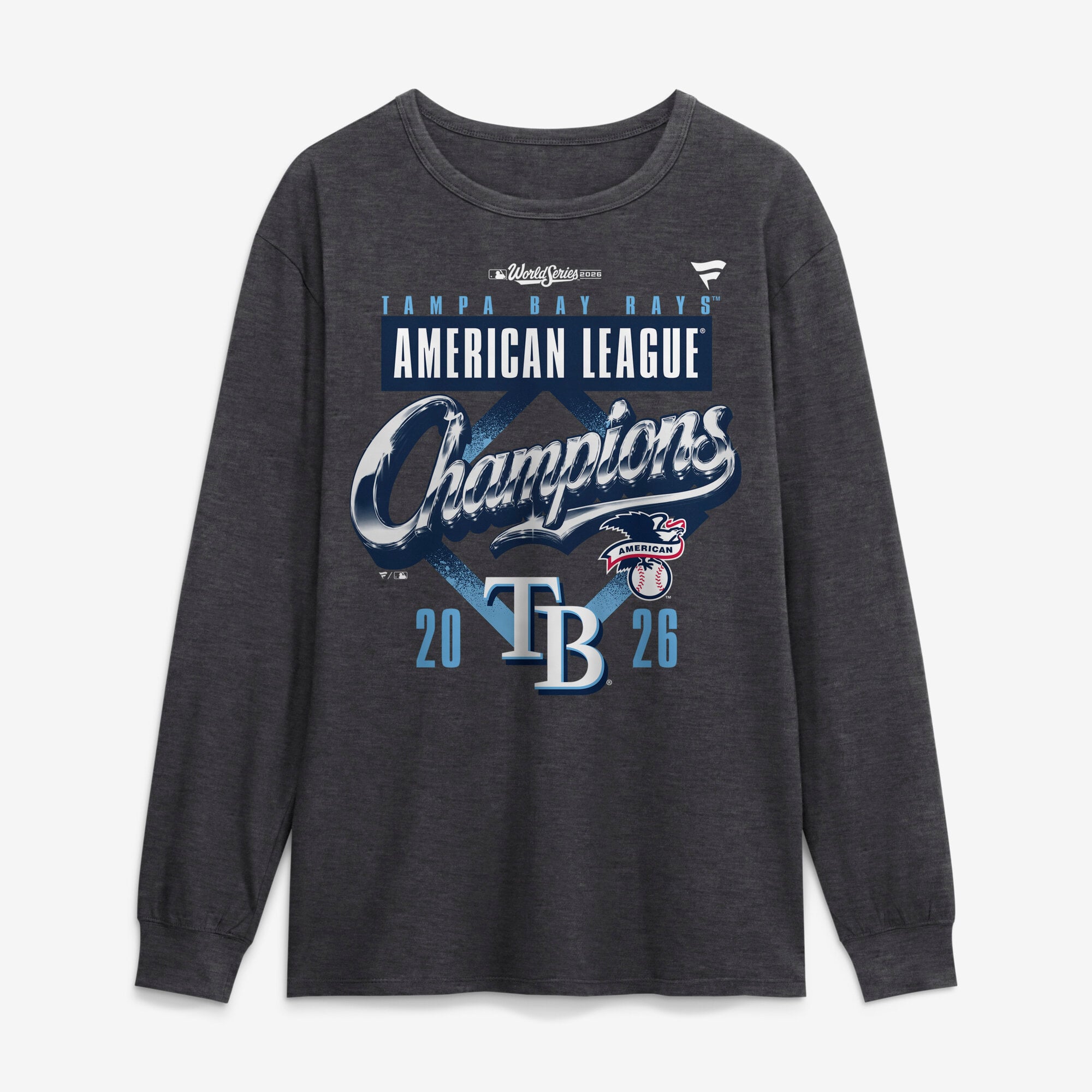 Tampa Bay Rays Fanatics 2026 American League Champions Locker Room Long ...