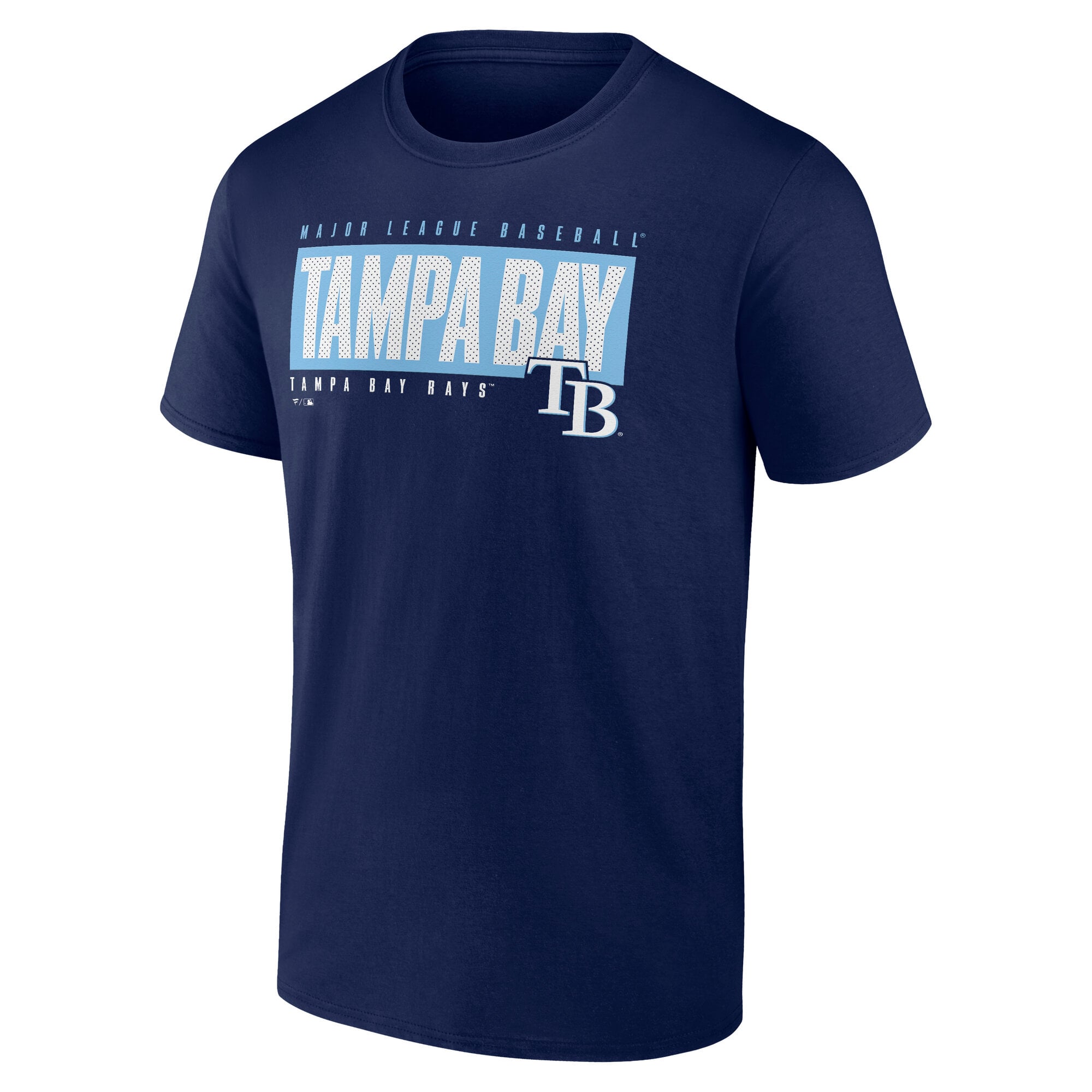 Men's Fanatics Navy Tampa Bay Rays Blocked Out T-Shirt