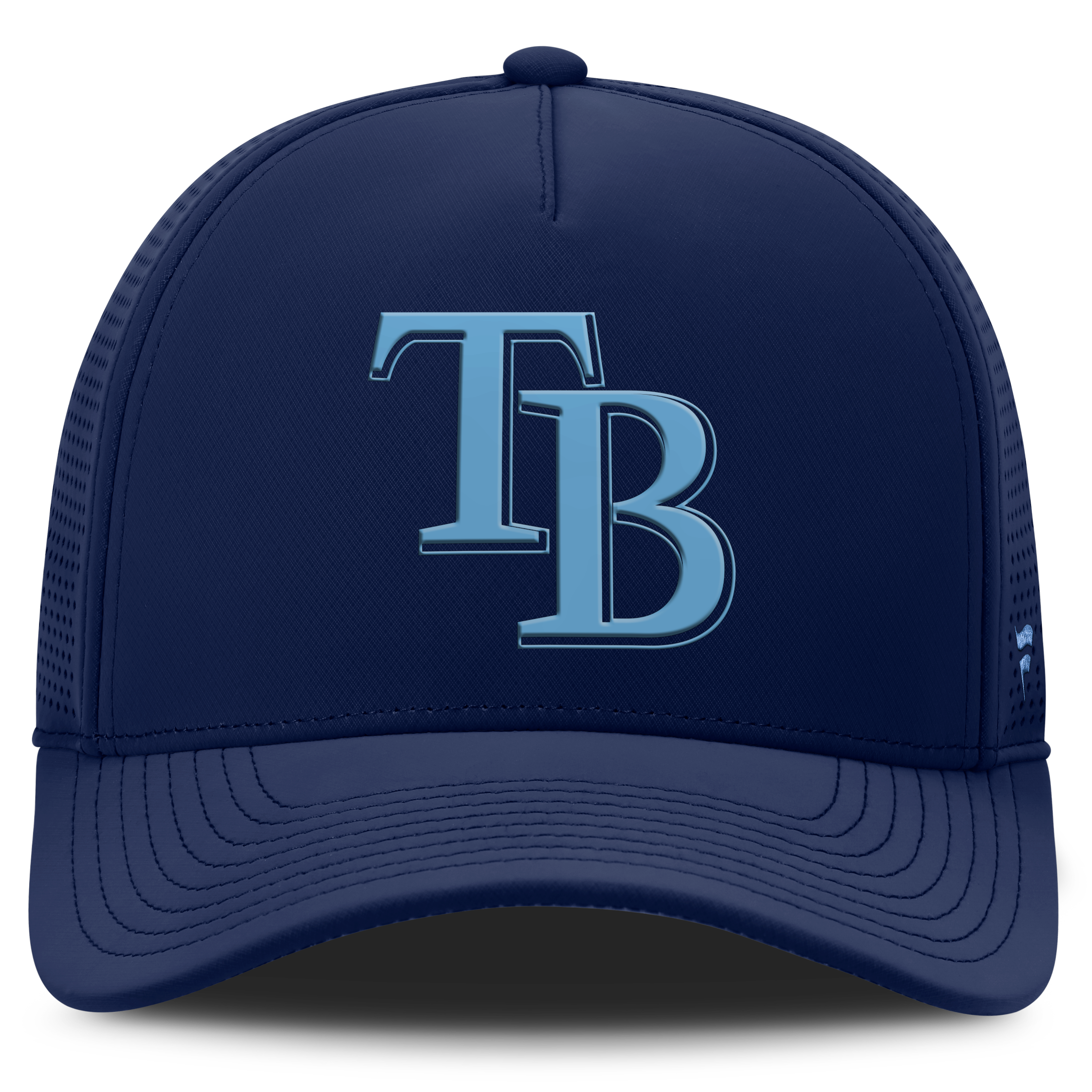Men's Fanatics Navy Tampa Bay Rays Perforated Adjustable Hat