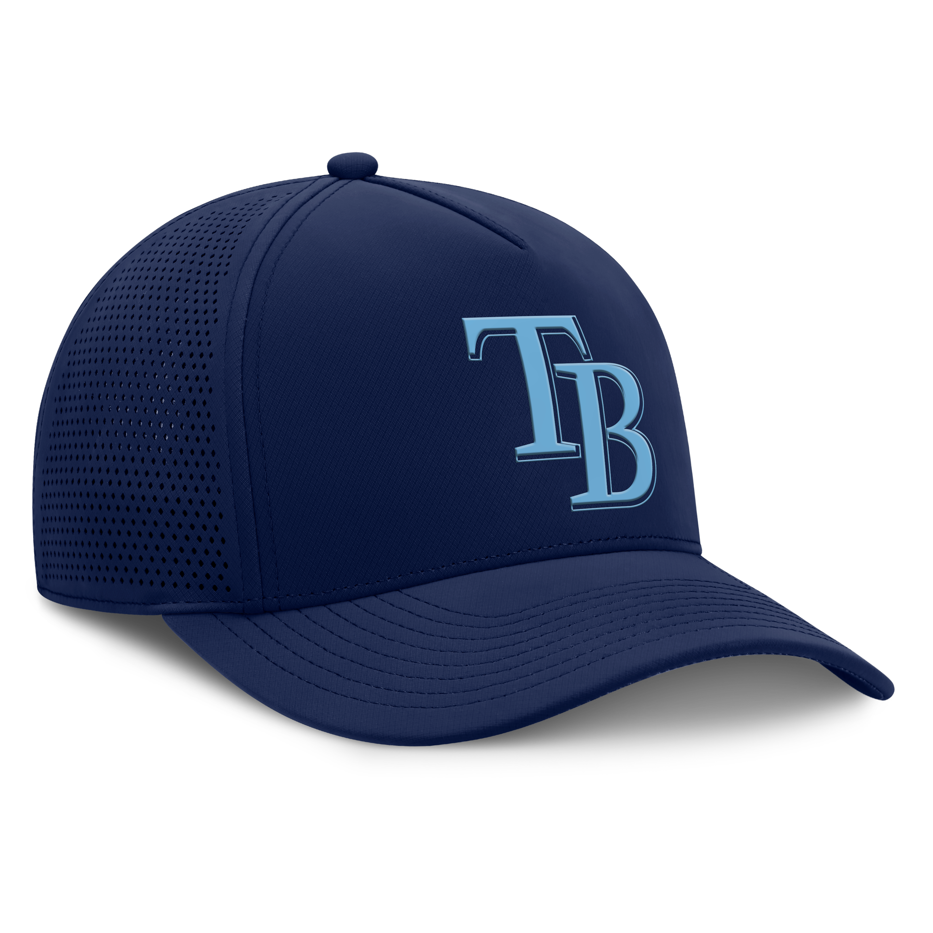 Men's Fanatics Navy Tampa Bay Rays Perforated Adjustable Hat