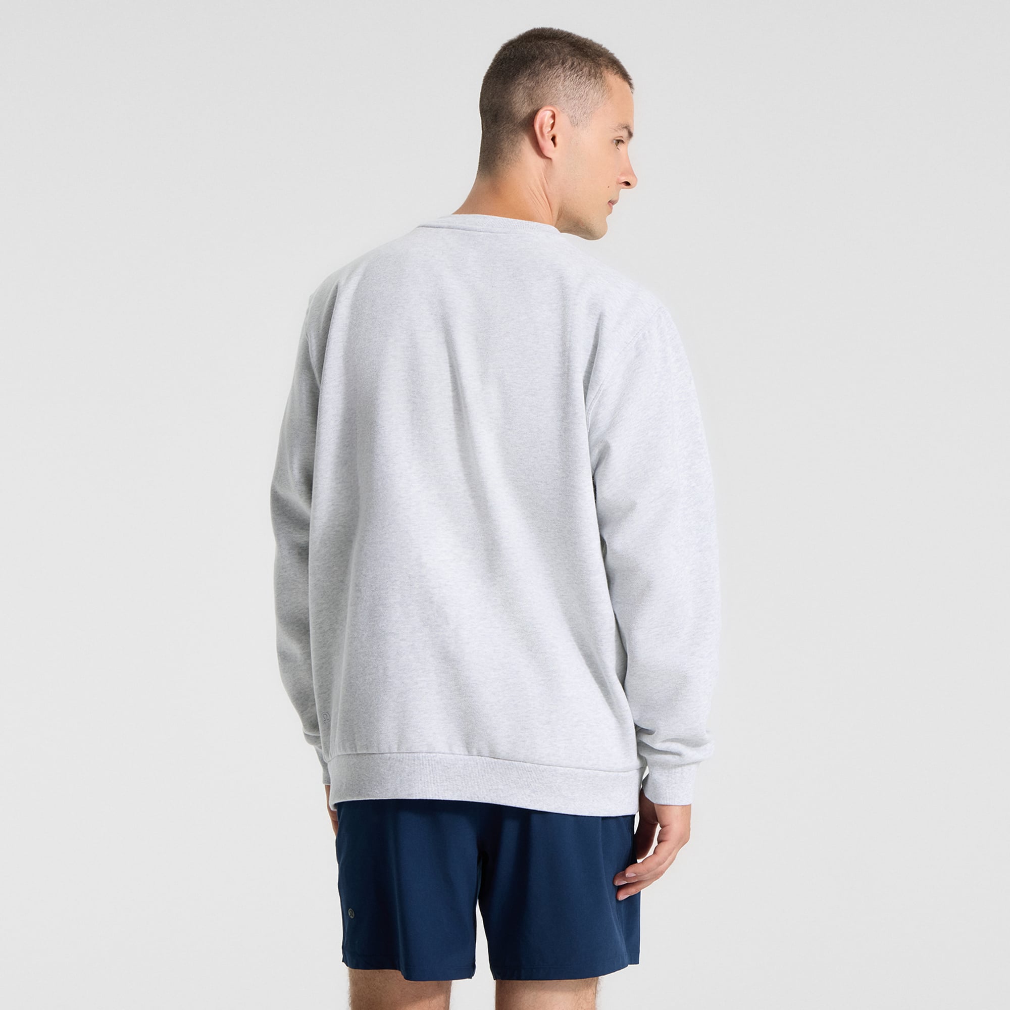 Men's lululemon Heathered Core Ultra Light Grey Tampa Bay Rays Steady State Sweatshirt