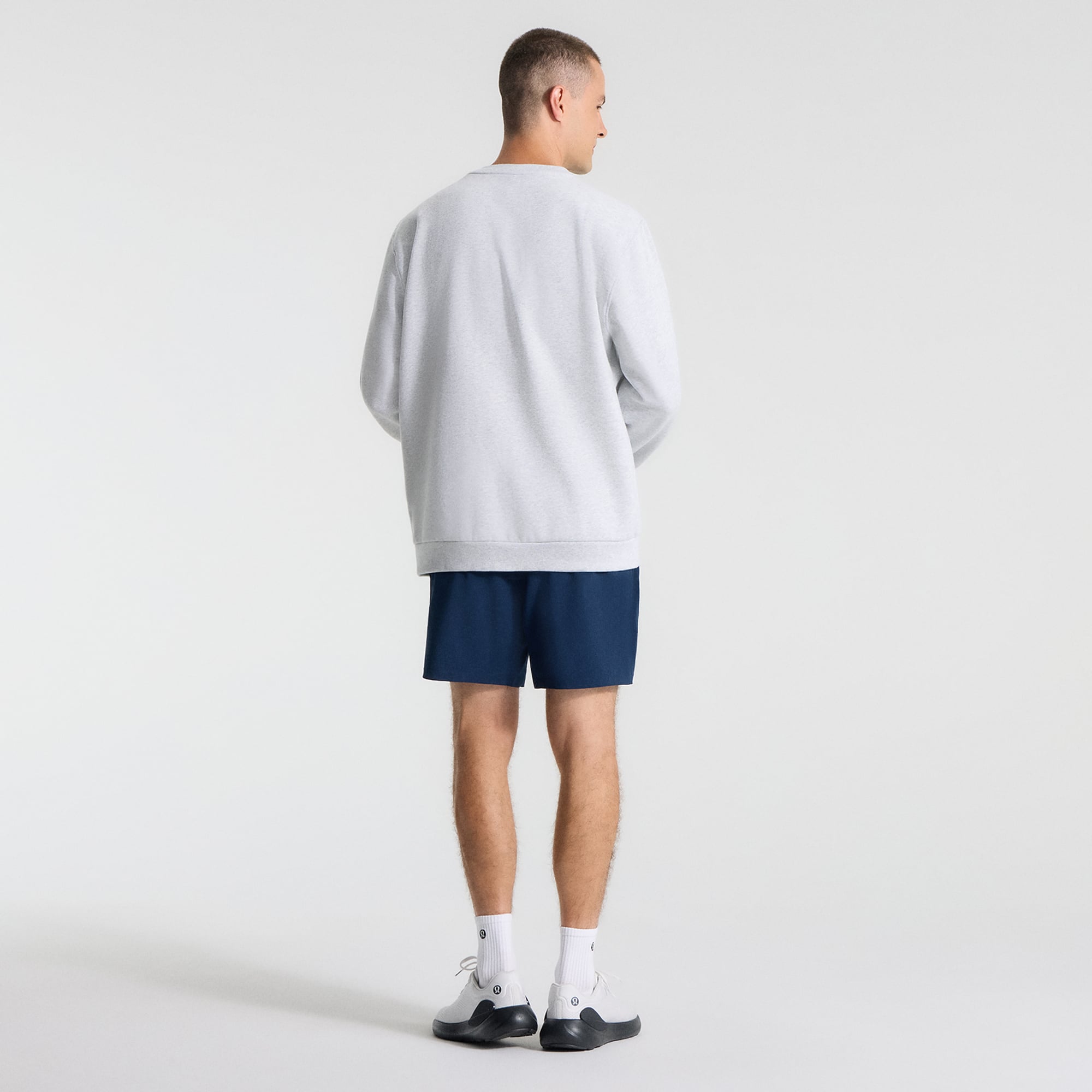 Men's lululemon Heathered Core Ultra Light Grey Tampa Bay Rays Steady State Sweatshirt