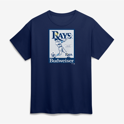 Tampa Bay Rays Budweiser T-Shirt - Navy