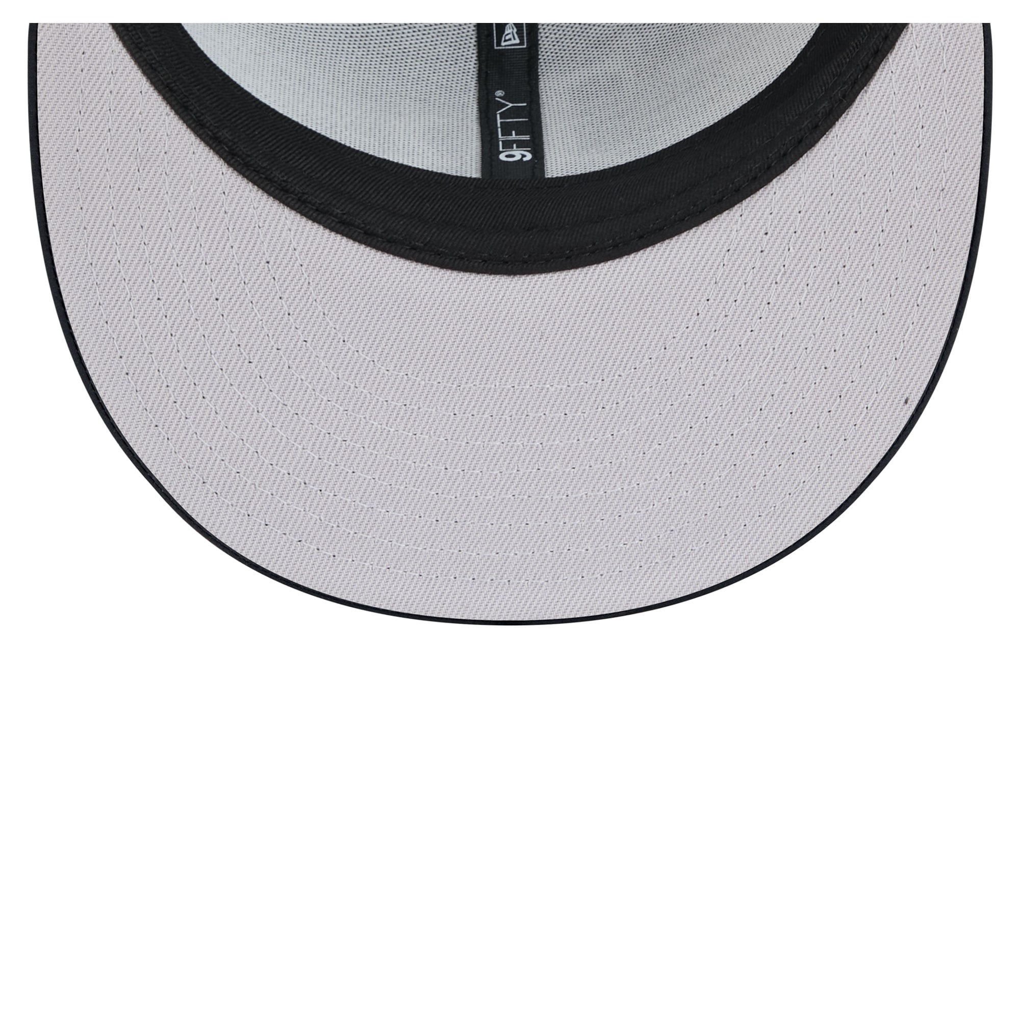 Casquette trucker ajustable New Era 9FIFTY noire Tampa Bay Rays pour homme