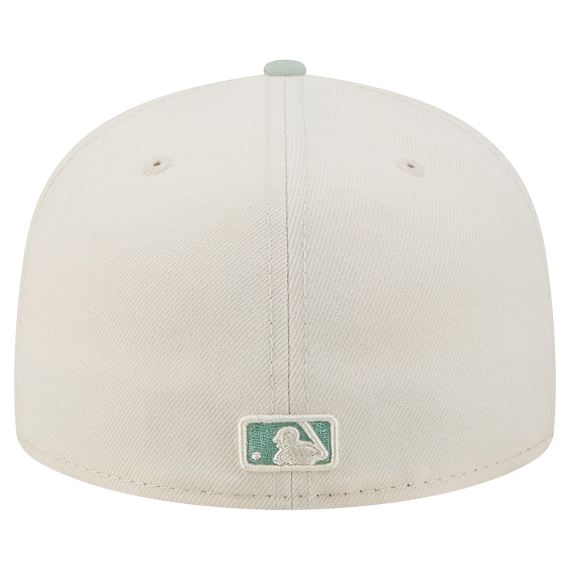 Casquette ajustée New Era 59FIFTY crème/verte Tampa Bay Rays pour homme