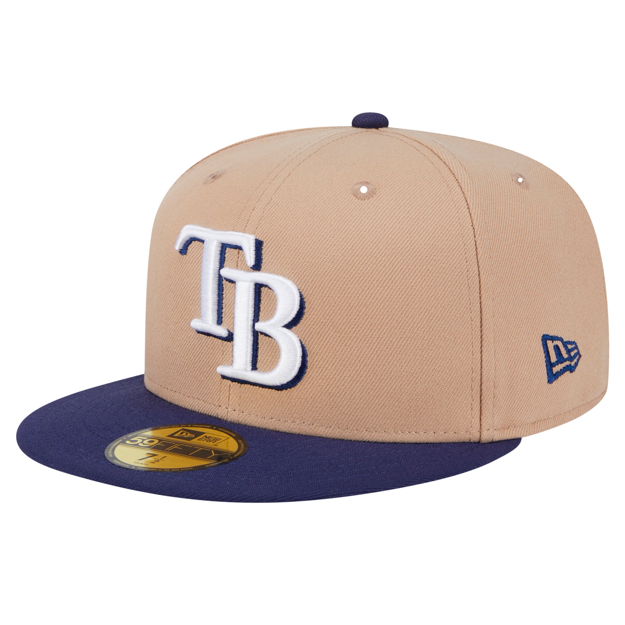 Casquette ajustée 59FIFTY Tampa Bay Rays de New Era pour homme, kaki