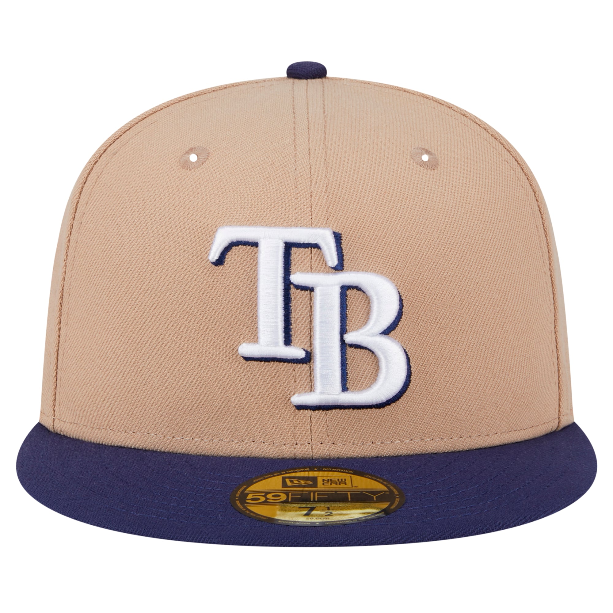 Casquette ajustée 59FIFTY Tampa Bay Rays de New Era pour homme, kaki