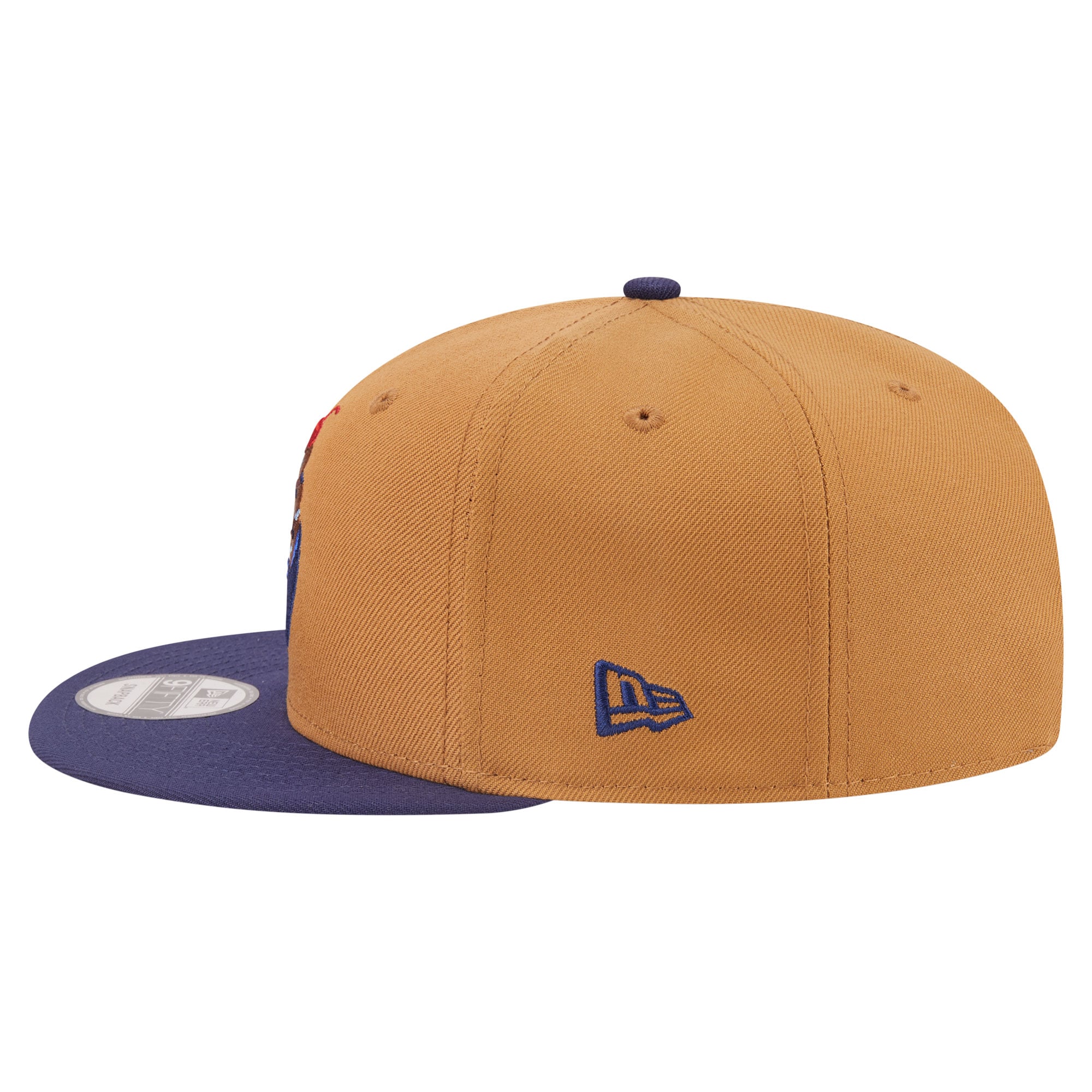 Men's New Era Khaki/Navy Tampa Bay Rays Ice Cream 9FIFTY Snapback Hat
