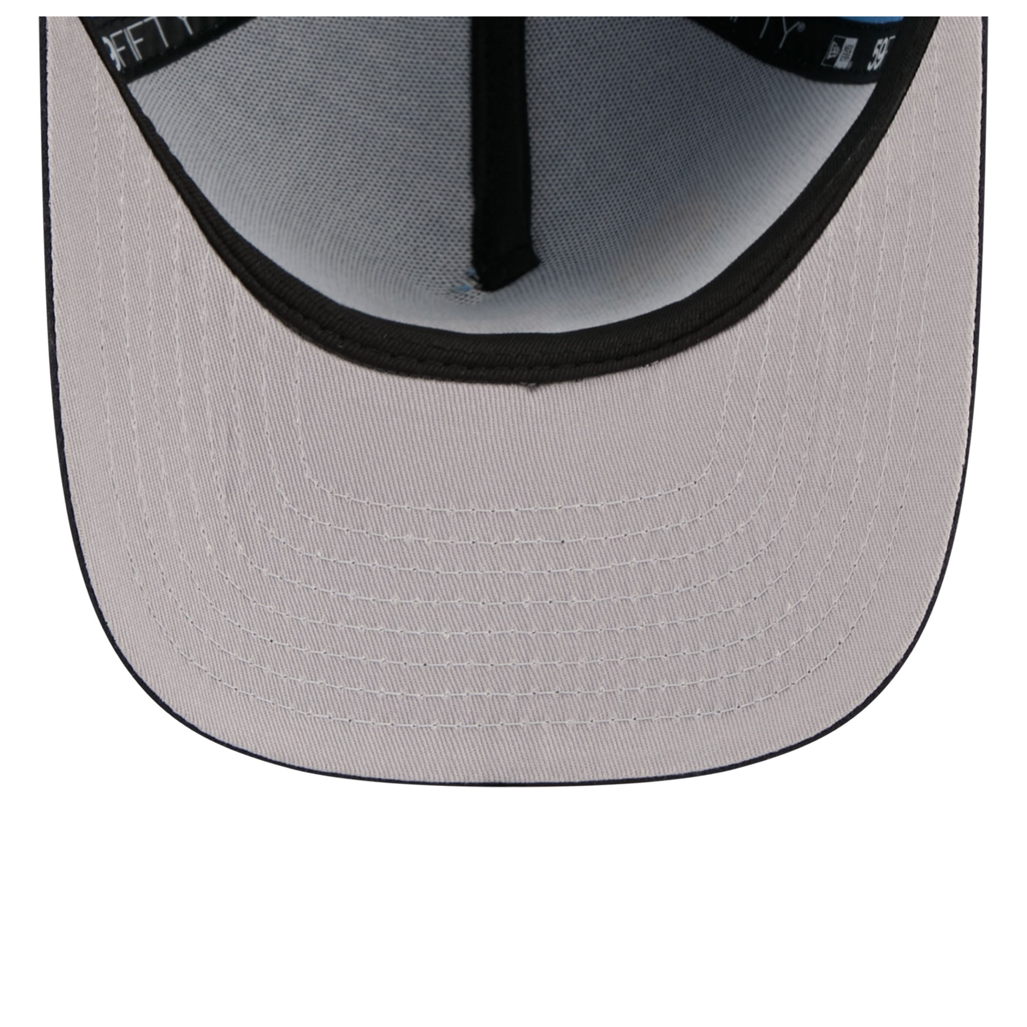 Casquette ajustée New Era 59FIFTY pour homme, bleu clair/marine, motif Tampa Bay Rays.