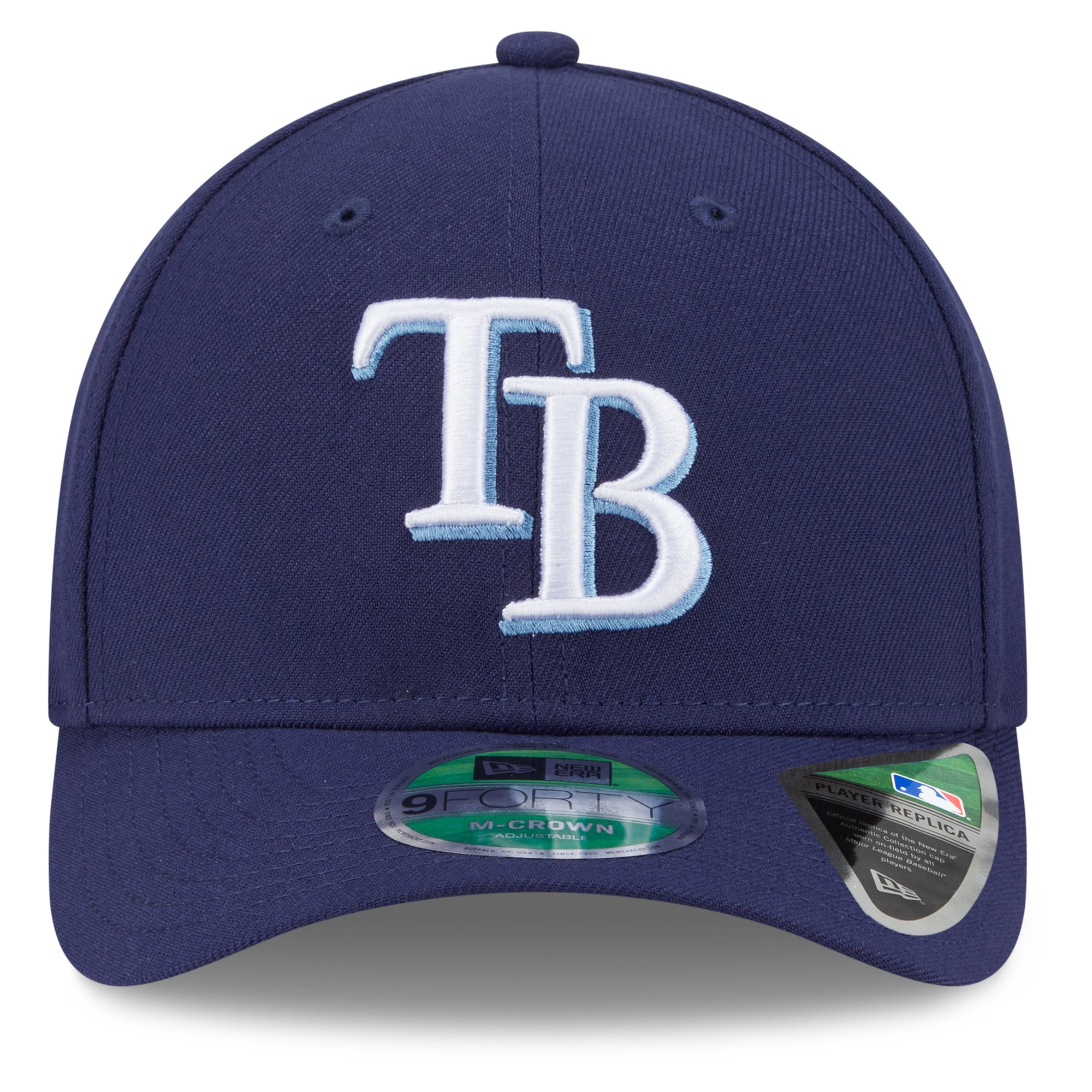 Casquette ajustable New Era bleu marine Tampa Bay Rays 2026 MLB Postseason avec écusson latéral 9FORTY pour homme