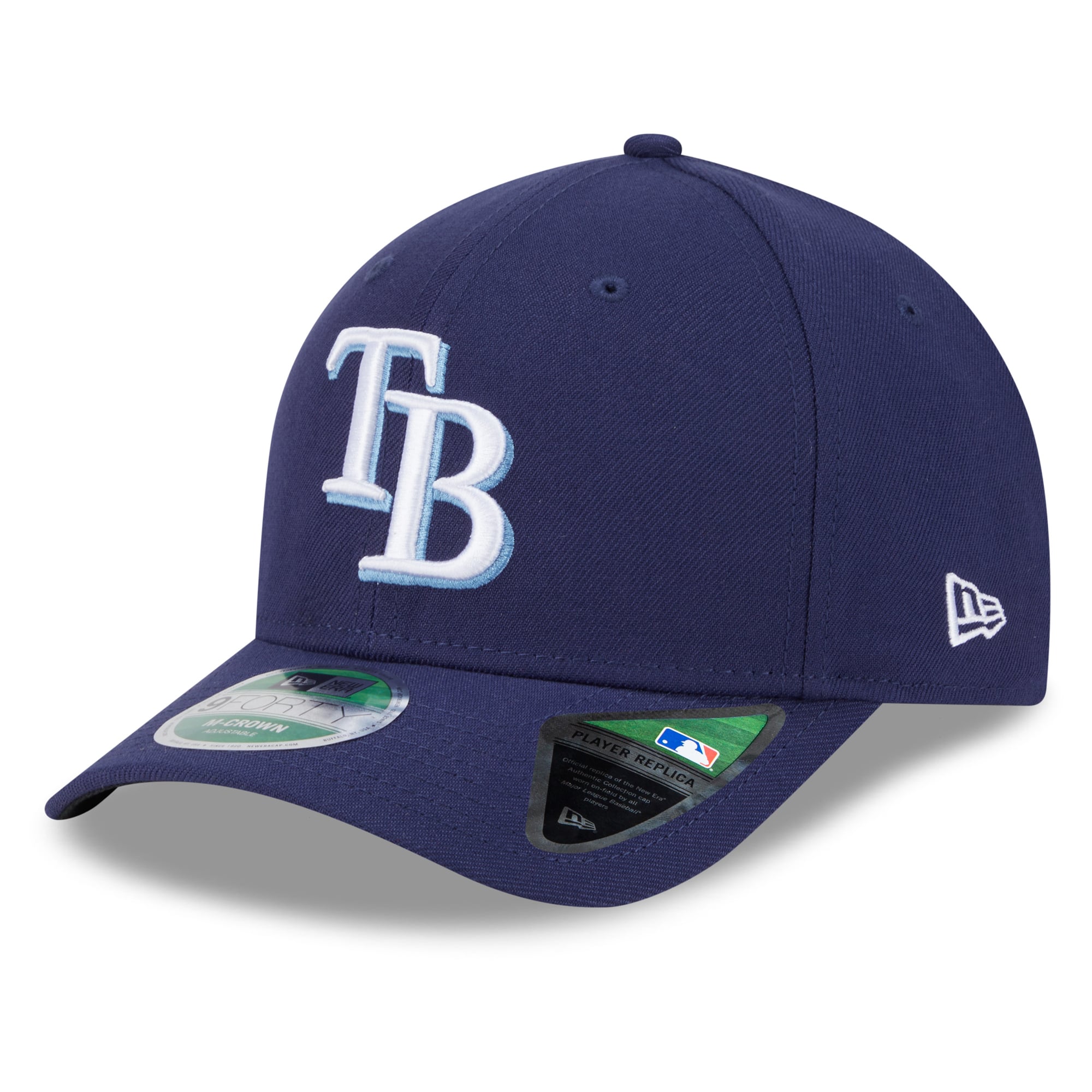 Casquette ajustable New Era bleu marine Tampa Bay Rays 2026 MLB Postseason avec écusson latéral 9FORTY pour homme