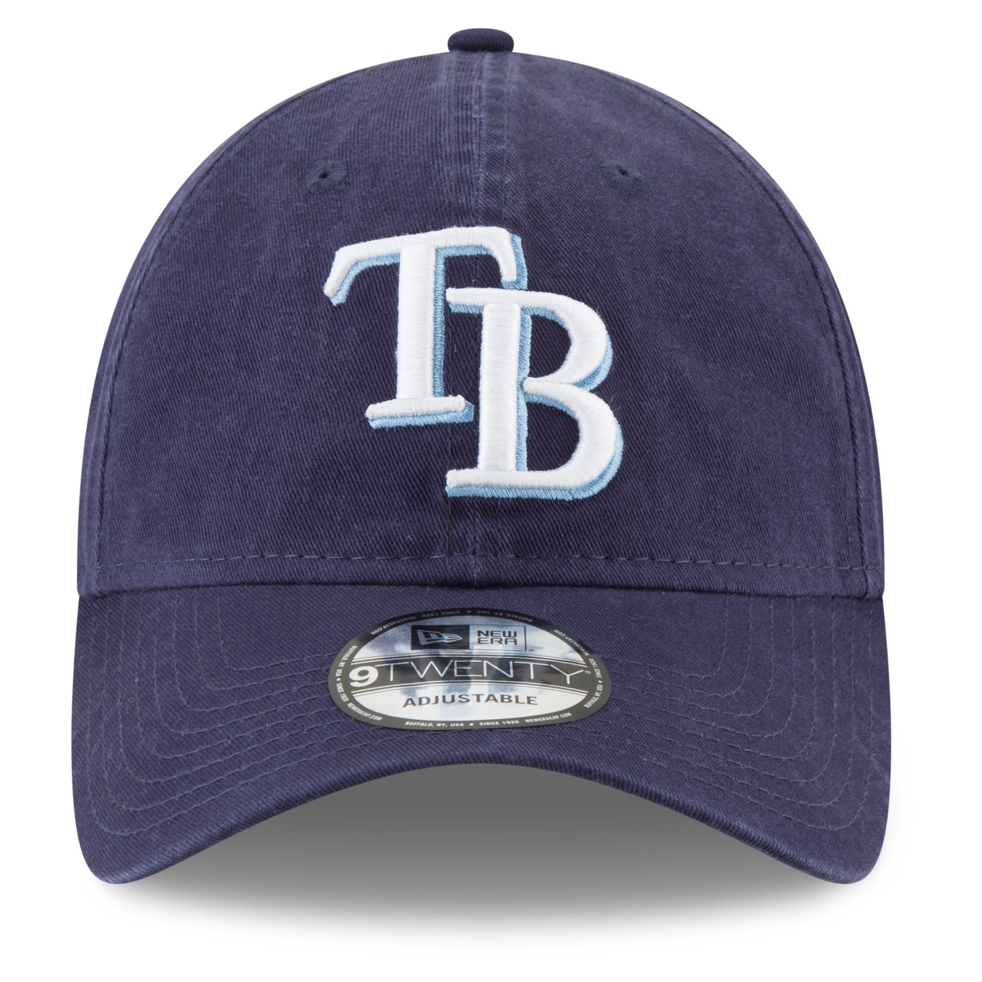 Casquette ajustable New Era bleu marine Tampa Bay Rays 2026 MLB Postseason avec écusson latéral 9TWENTY pour homme