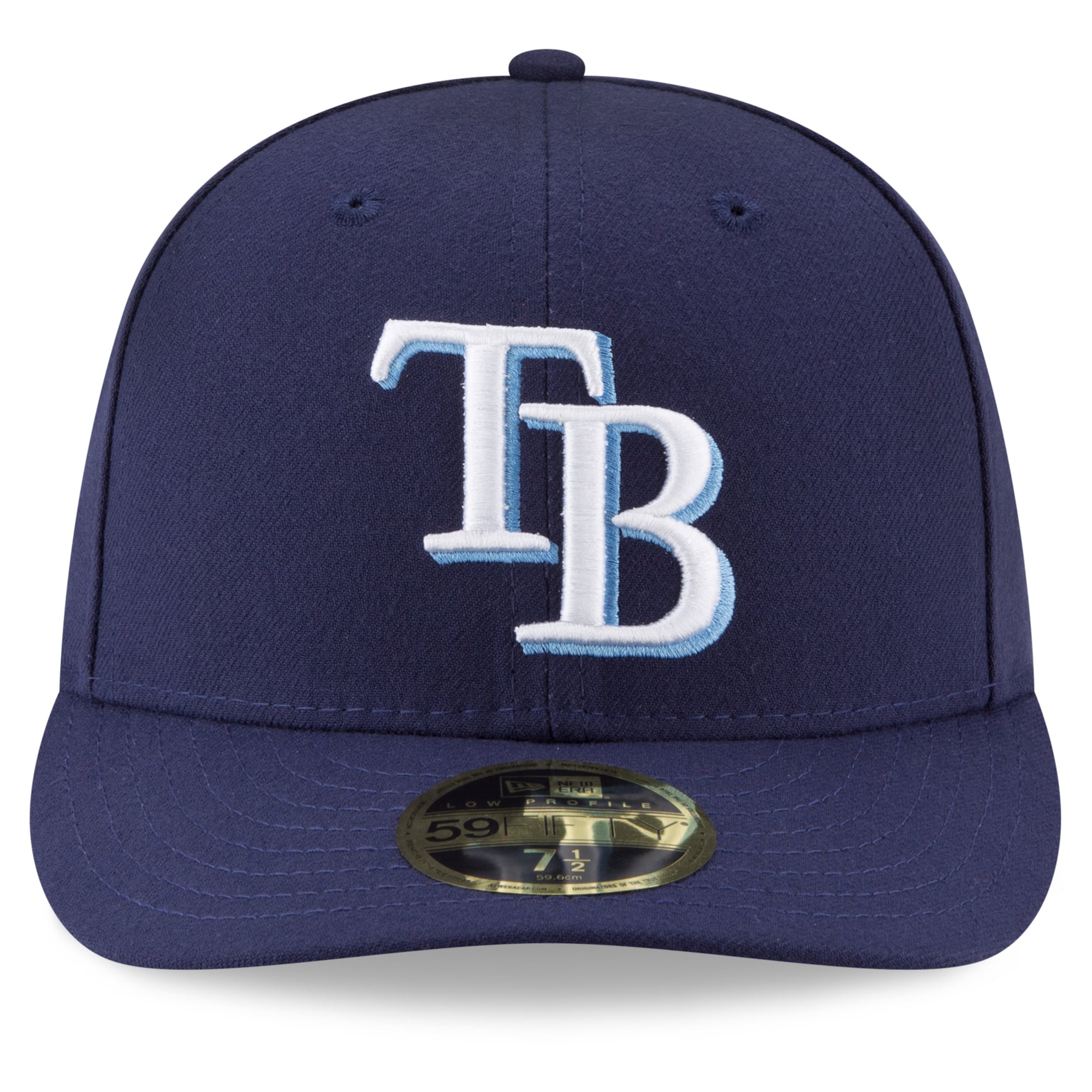 Men's New Era  Navy Tampa Bay Rays 2026 MLB Postseason Side Patch Low Profile 59FIFTY Fitted Hat