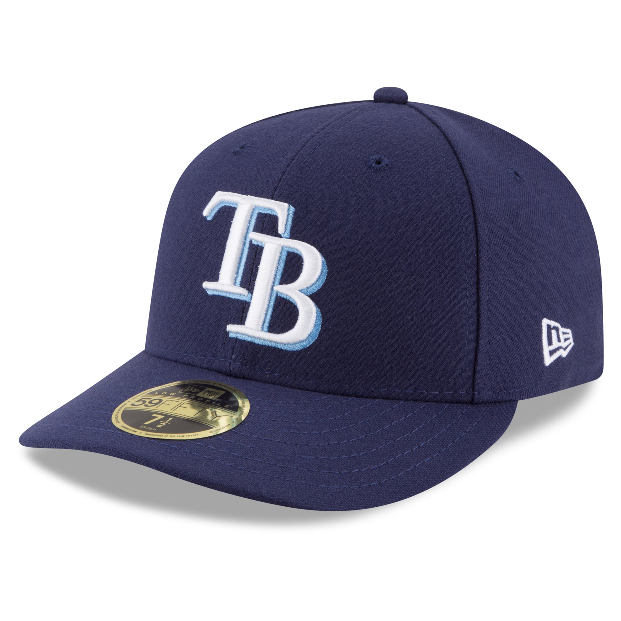 Men's New Era  Navy Tampa Bay Rays 2026 MLB Postseason Side Patch Low Profile 59FIFTY Fitted Hat