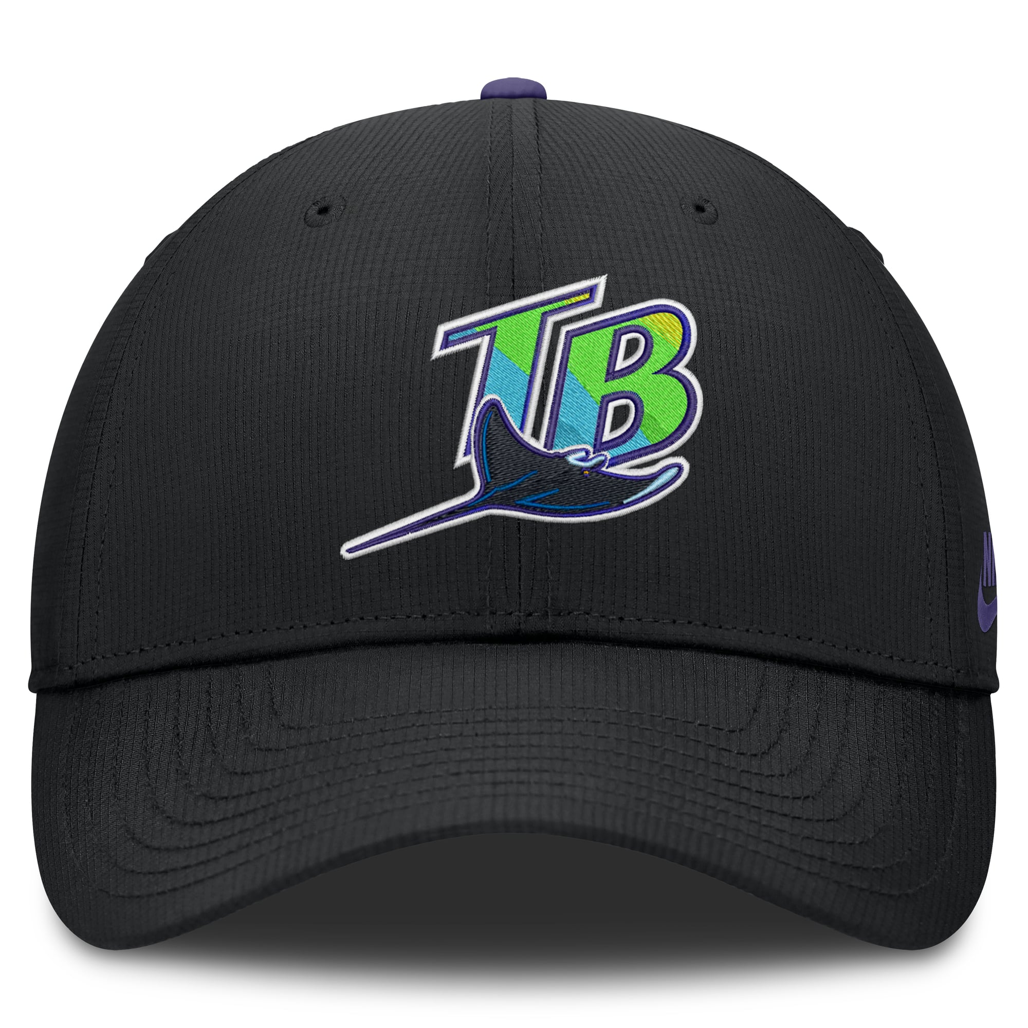Men's Nike Black Tampa Bay Rays Cooperstown Club Dri-FIT Adjustable Hat