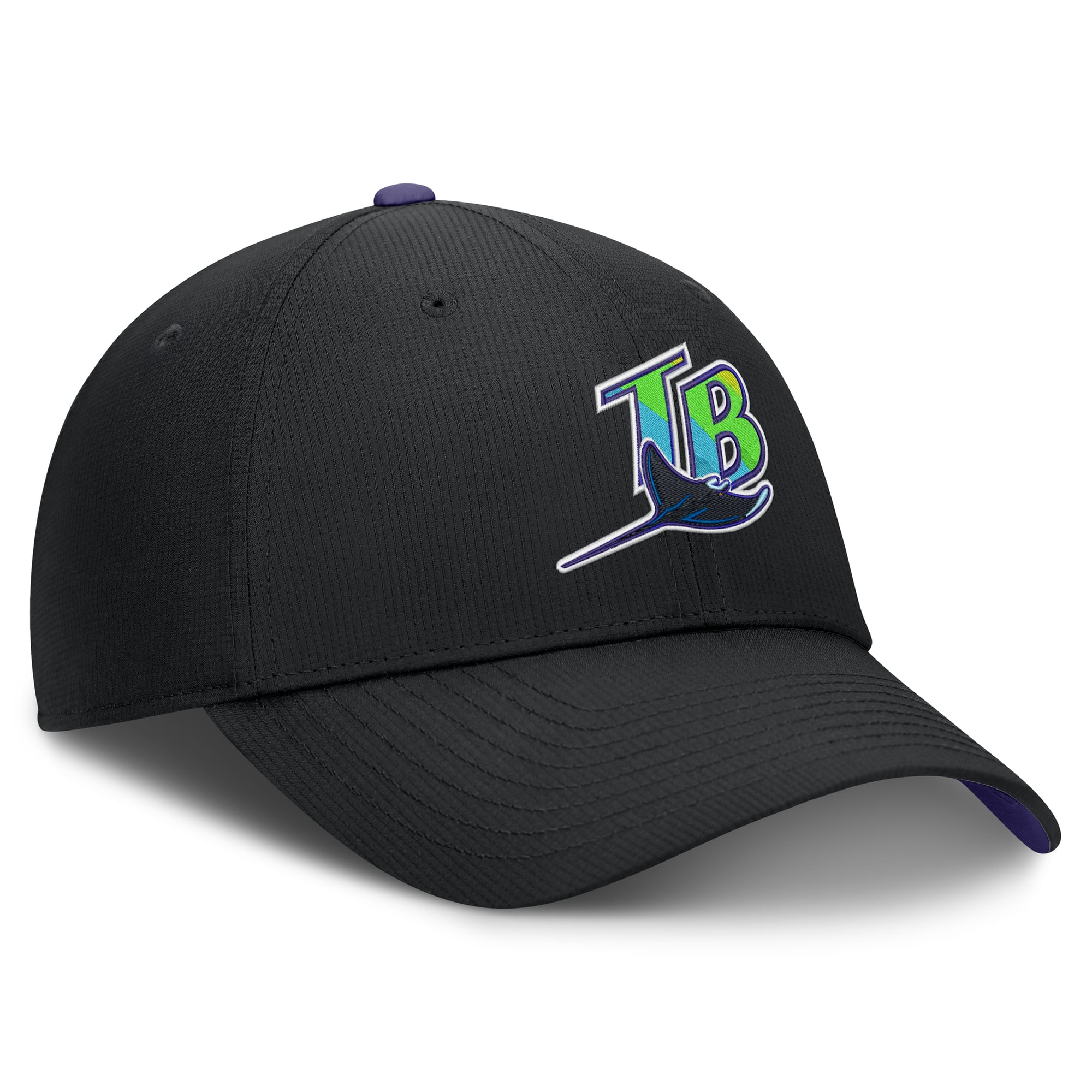 Men's Nike Black Tampa Bay Rays Cooperstown Club Dri-FIT Adjustable Hat