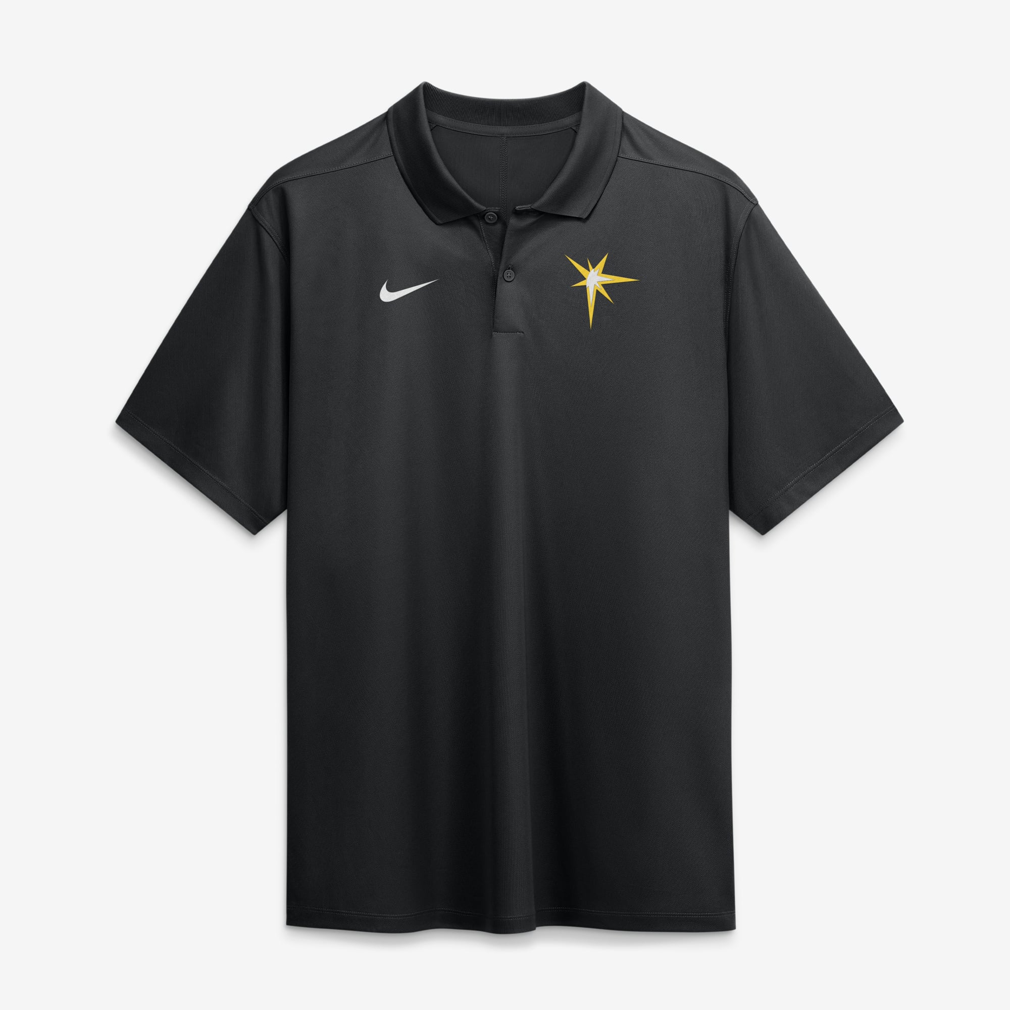 Polo Nike Dri-FIT Victory noir pour homme, Tampa Bay Rays