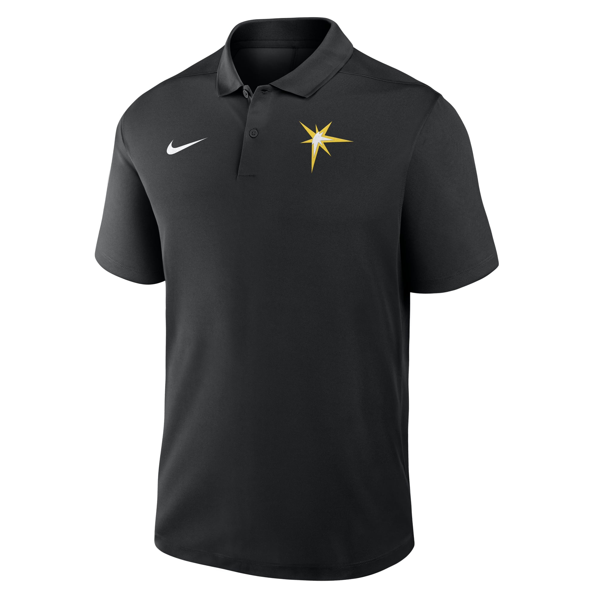 Polo Nike Dri-FIT Victory noir pour homme, Tampa Bay Rays