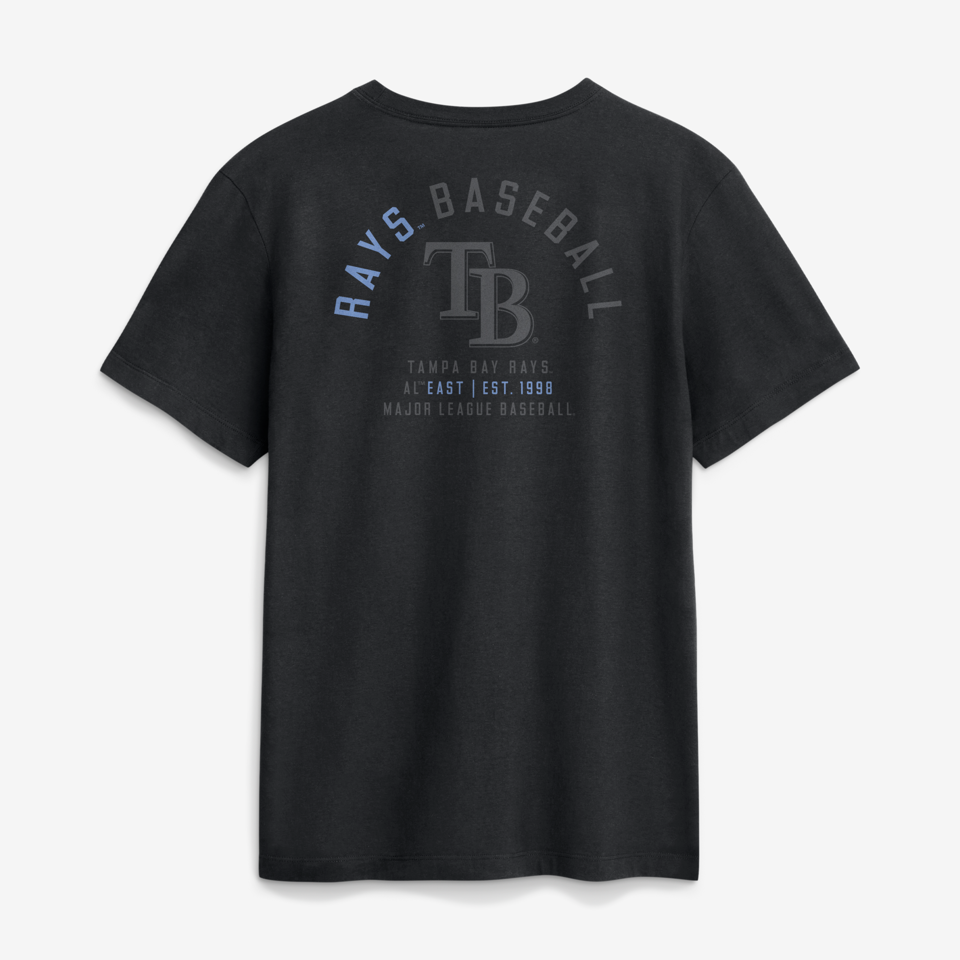 Men's Nike Black Tampa Bay Rays Split Logo T-Shirt