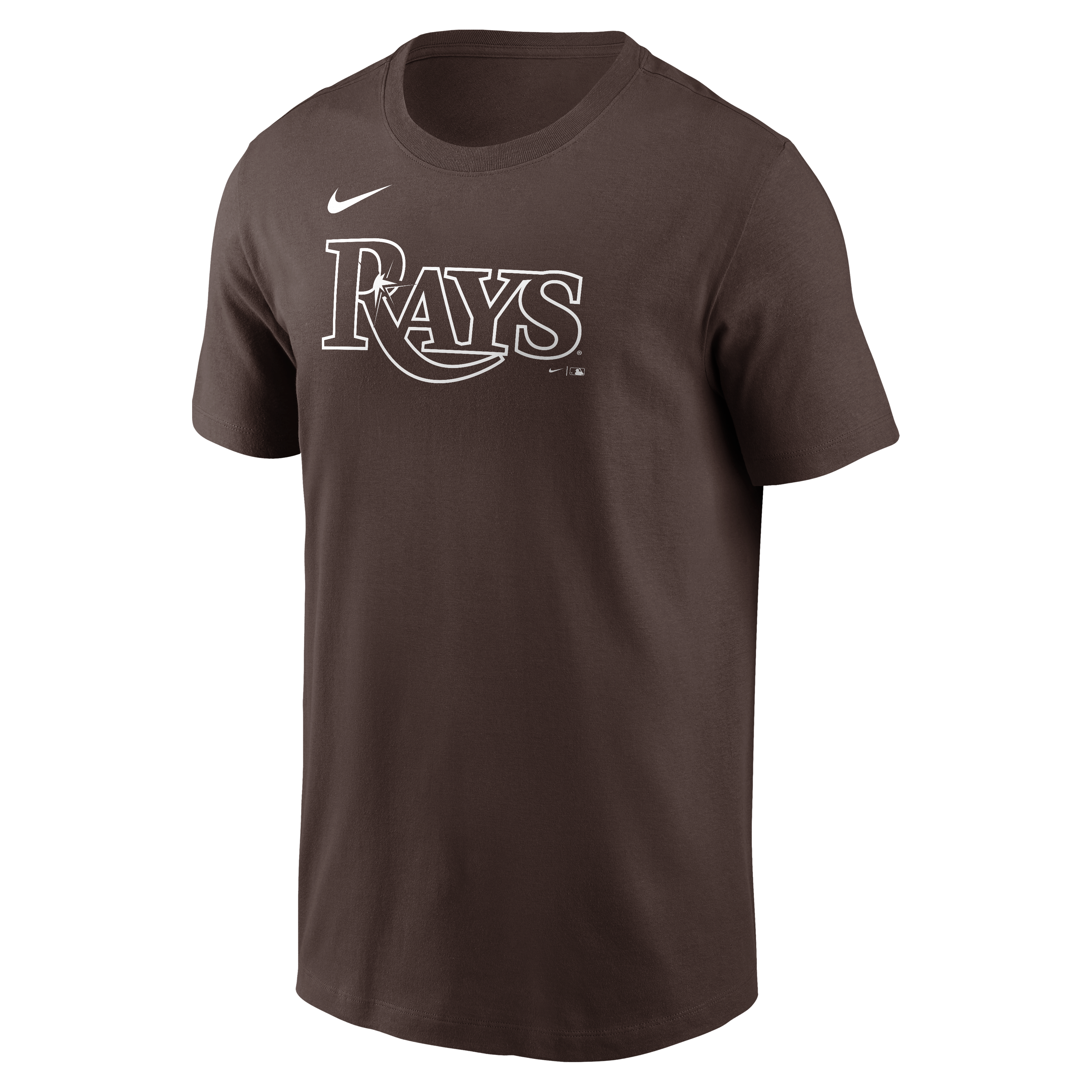 T-shirt Nike Core Cinder marron pour homme, Tampa Bay Rays