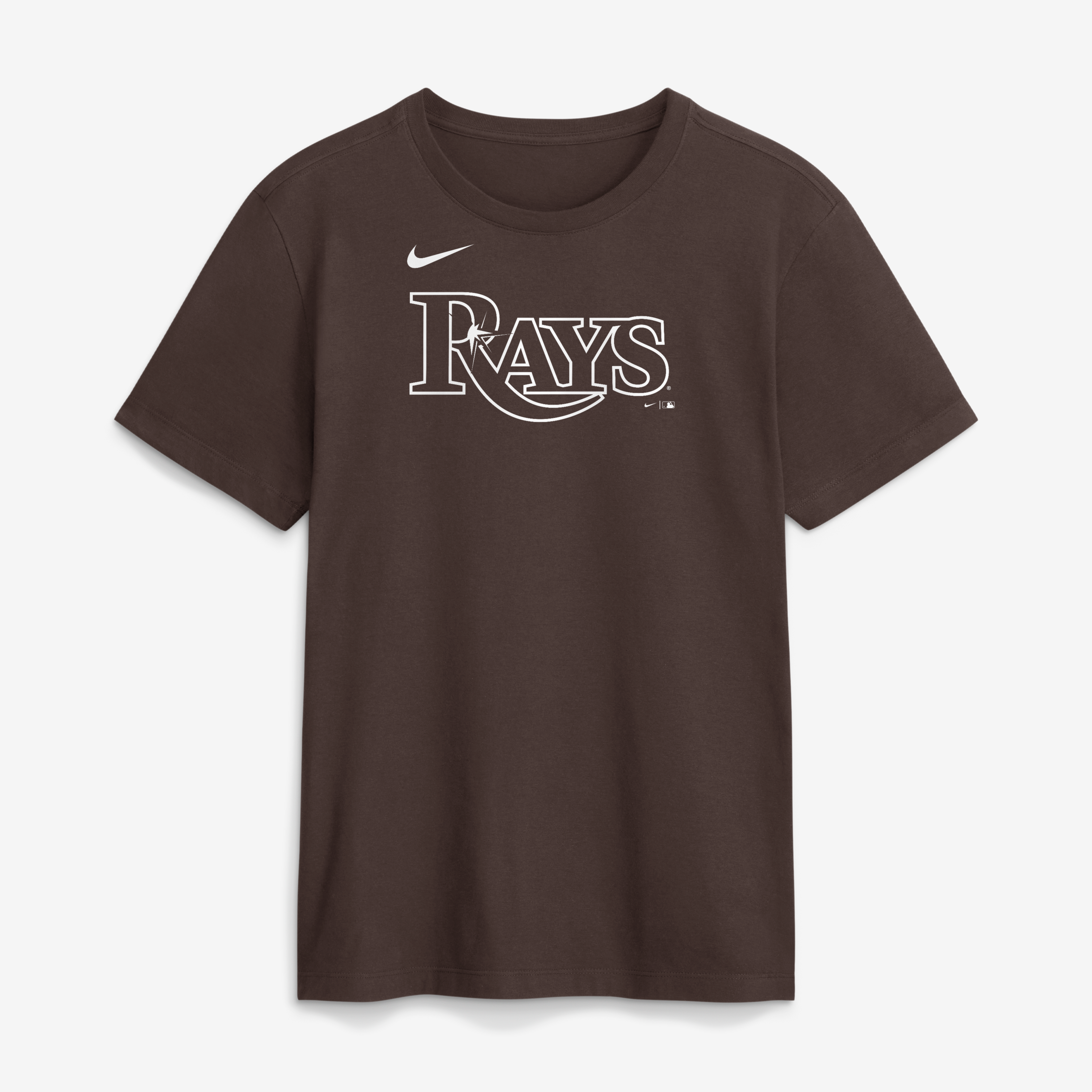 T-shirt Nike Core Cinder marron pour homme, Tampa Bay Rays