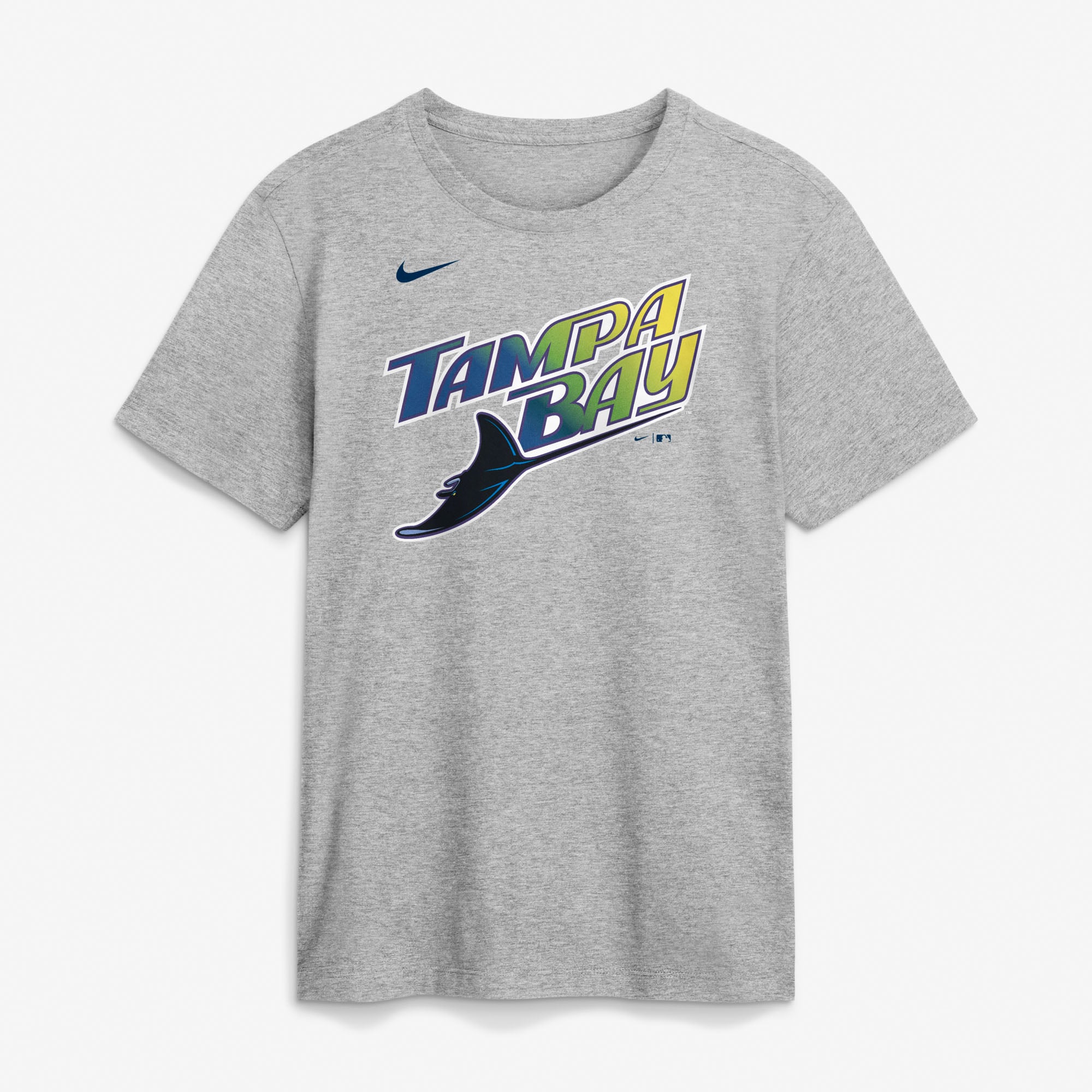 T-shirt Nike pour homme Chandler Simpson gris Tampa Bay Rays (nom et numéro à l'extérieur)