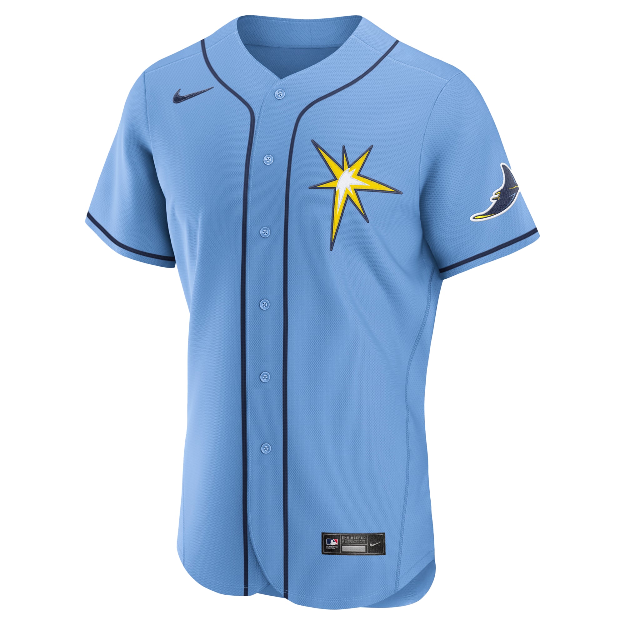 Maillot authentique domicile Nike blanc des Tampa Bay Rays pour homme