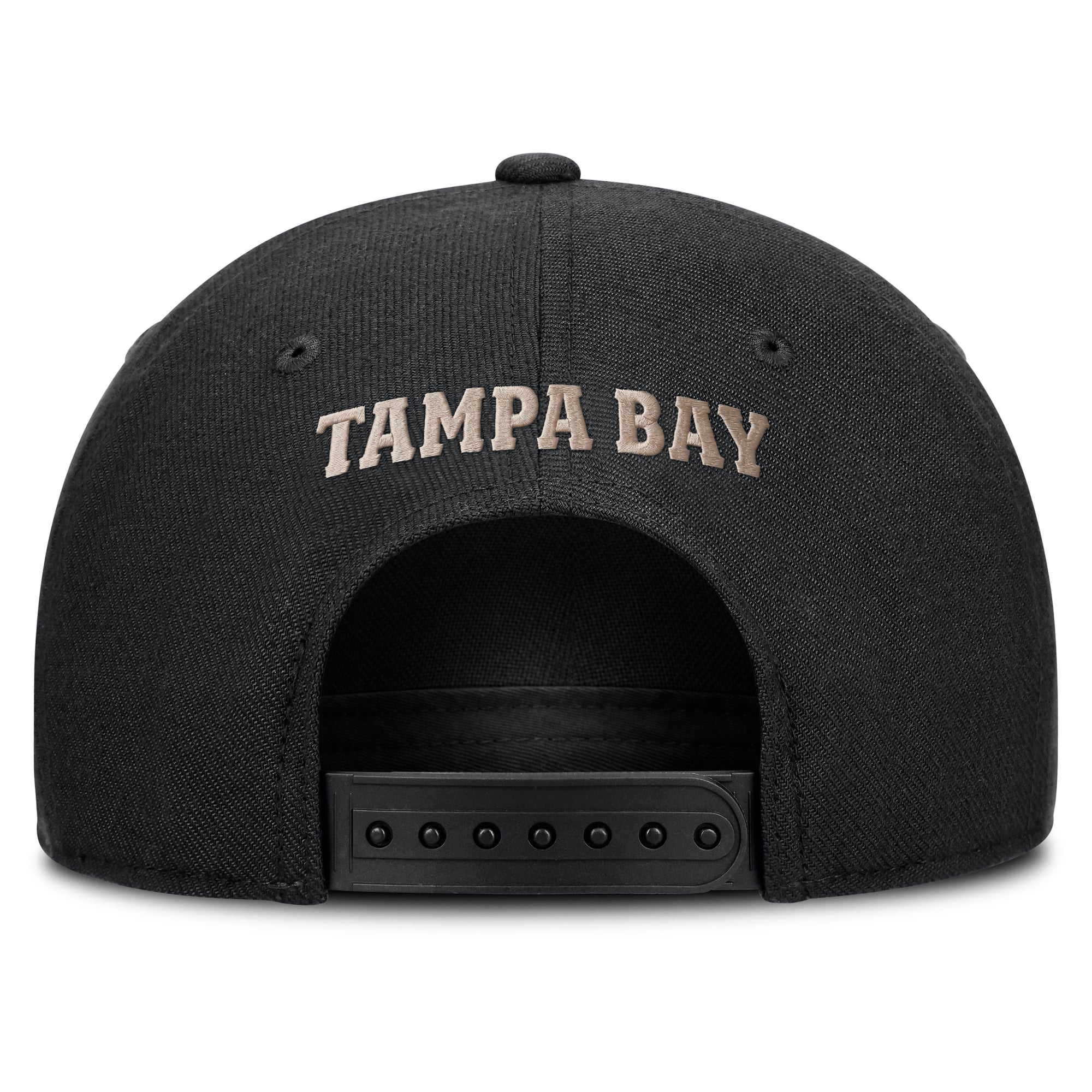 Casquette ajustable Nike pour homme, marron clair/noir, Tampa Bay Rays Cooperstown Rise, modèle A-Frame