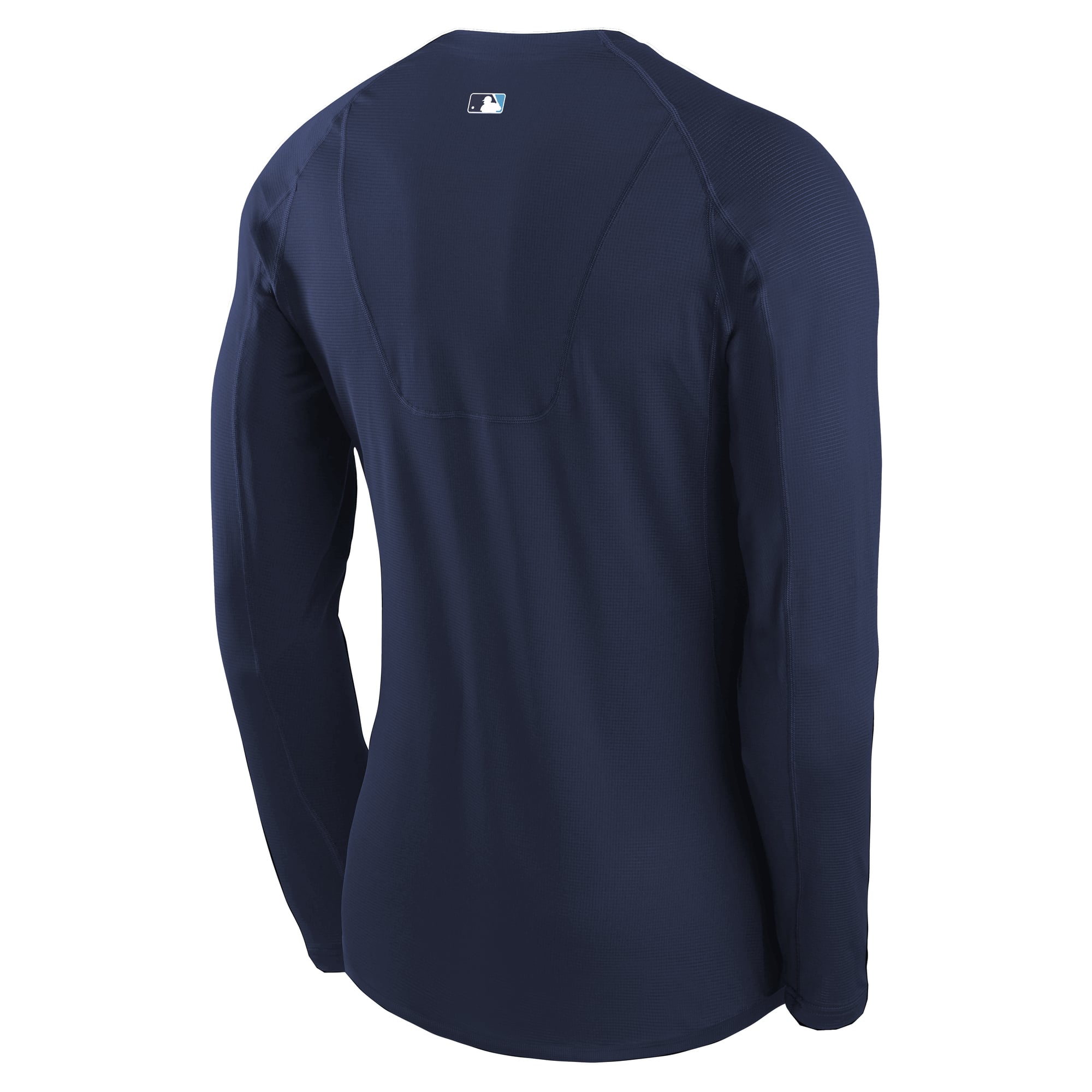 Men's Nike Navy Tampa Bay Rays Base Layer Raglan Long Sleeve Breathe T-Shirt