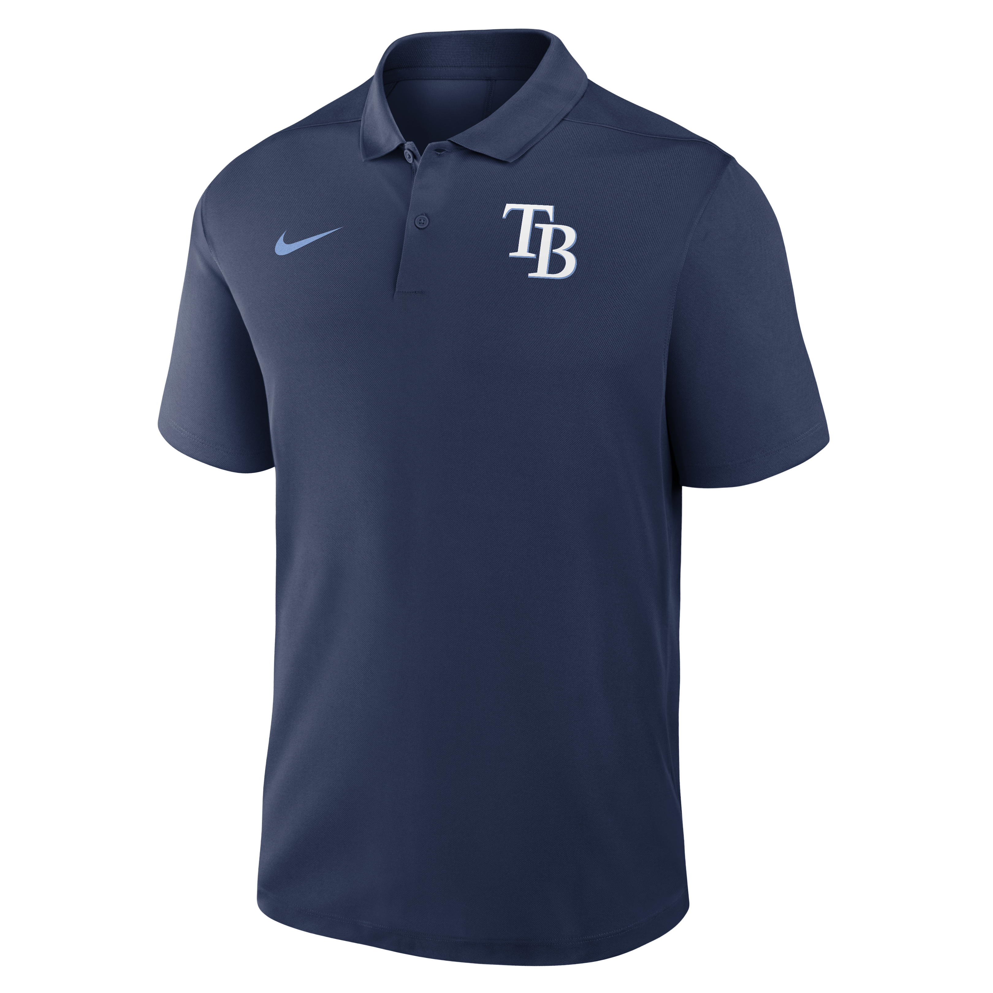 Polo Nike Dri-FIT Victory bleu marine pour homme, Tampa Bay Rays
