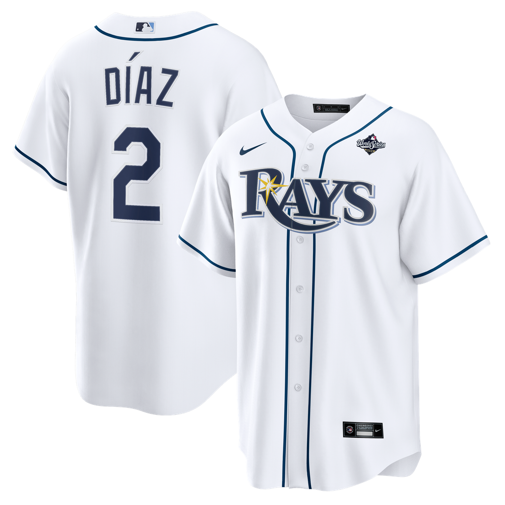 Yandy Díaz Tampa Bay Rays Nike 2026 World Series Home Replica Jersey ...