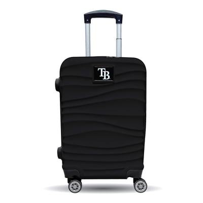 Tampa Bay Rays MOJO Black Color Blitz Carry-On Hardcase Spinner Luggage

