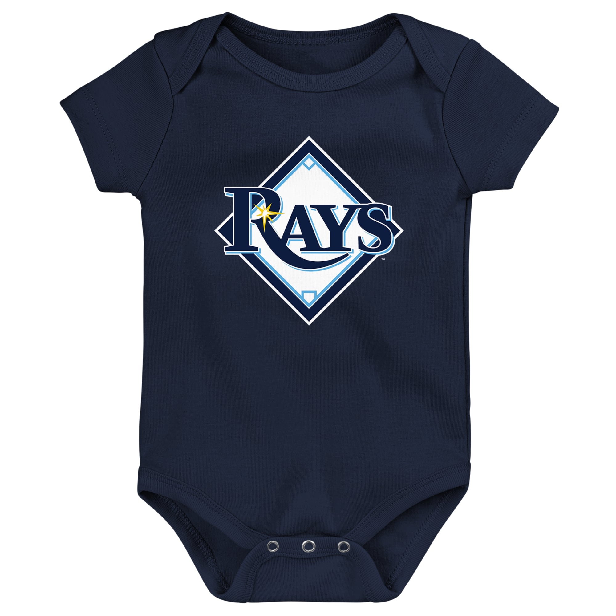 Newborn & Infant Outerstuff Navy Tampa Bay Rays Primary Team Logo Bodysuit