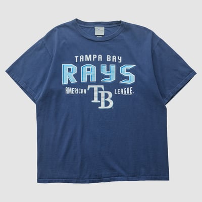 Tampa Bay Rays Genuine Merchandise 2000s T-shirt - Navy - L by Fanatics Real Vintage