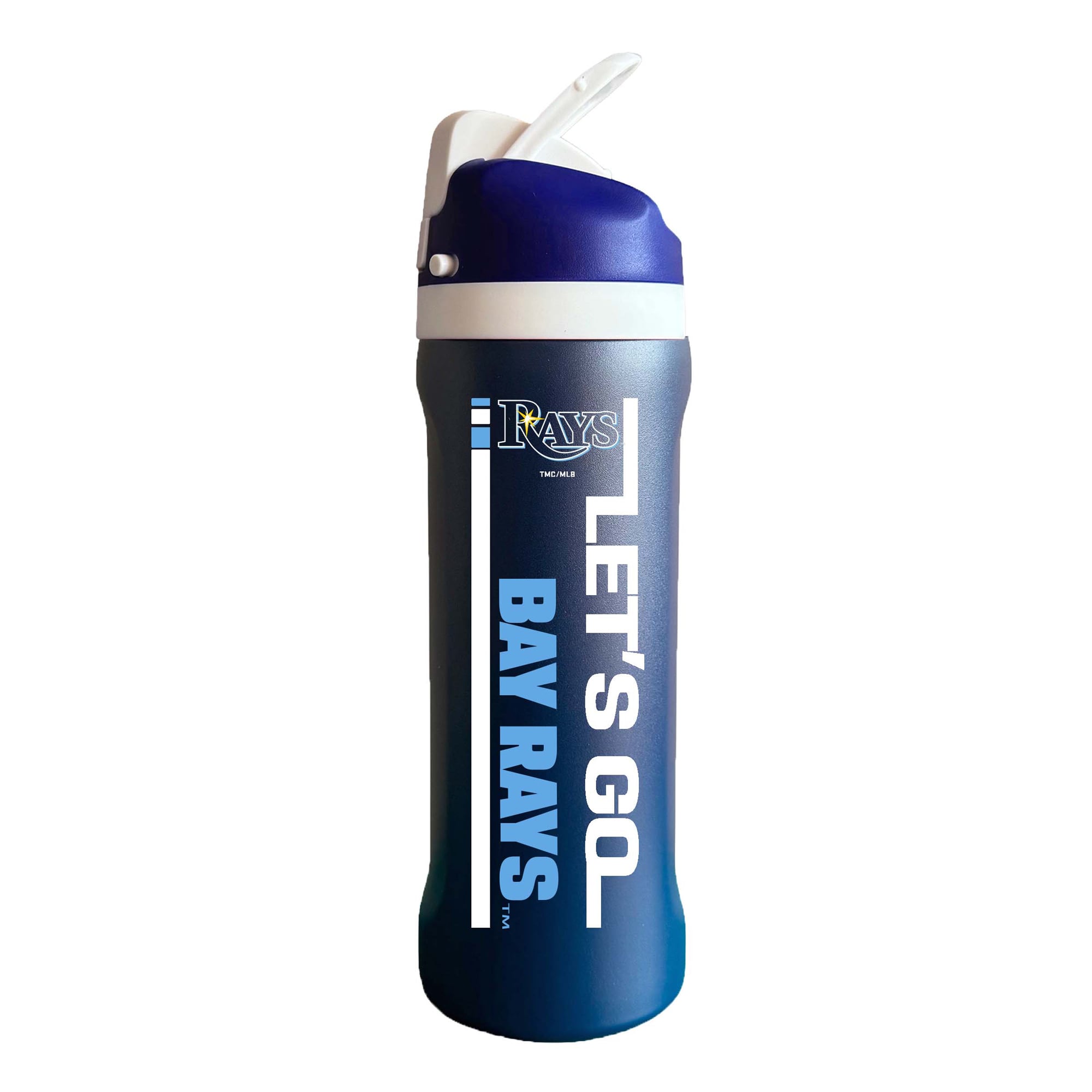Gobelet isotherme en acier inoxydable de 710 ml (24 oz) aux couleurs de l'équipe Tampa Bay Rays, par The Memory Company