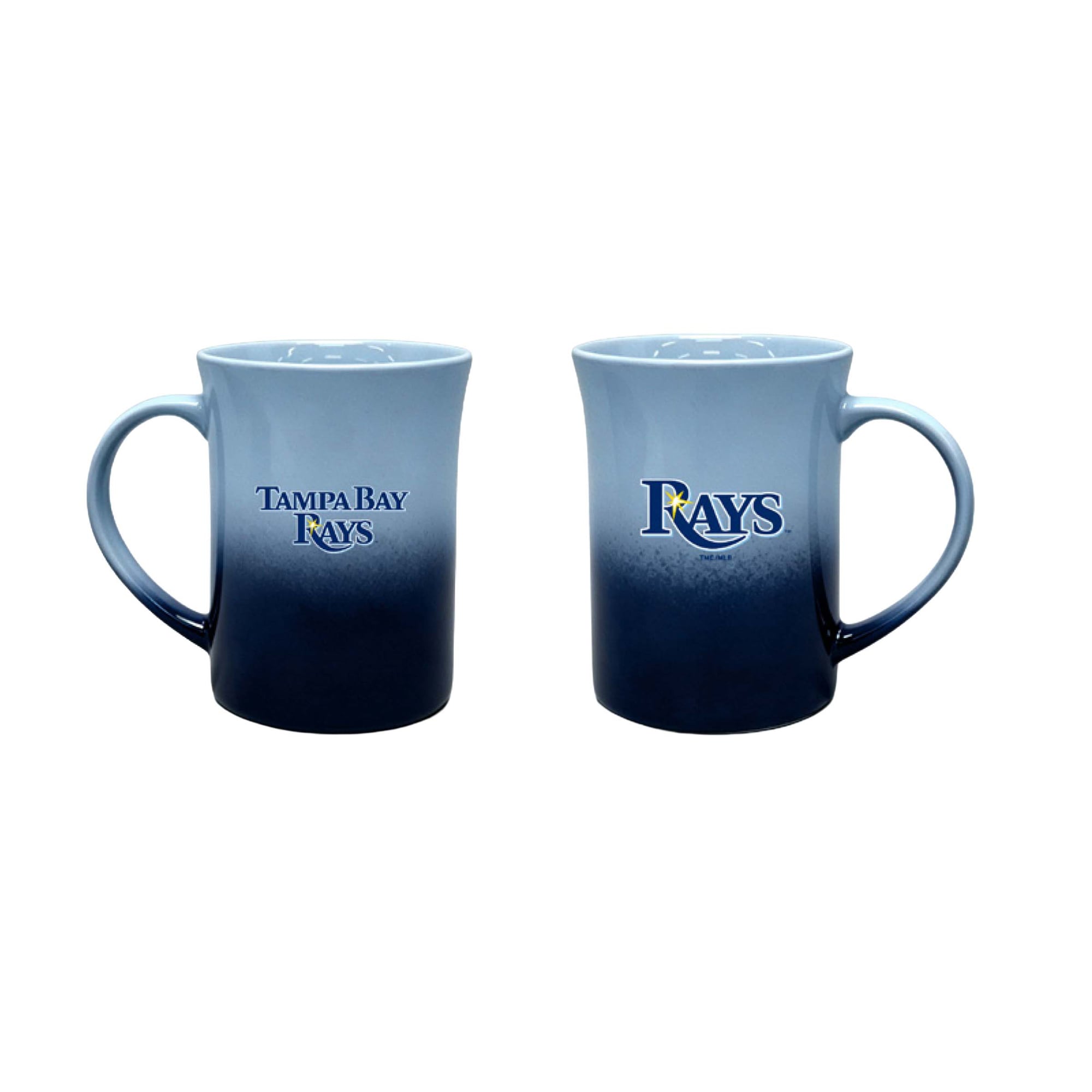 Ensemble de deux tasses en céramique ombrées de 44 cl (15 oz) aux couleurs des Tampa Bay Rays de The Memory Company