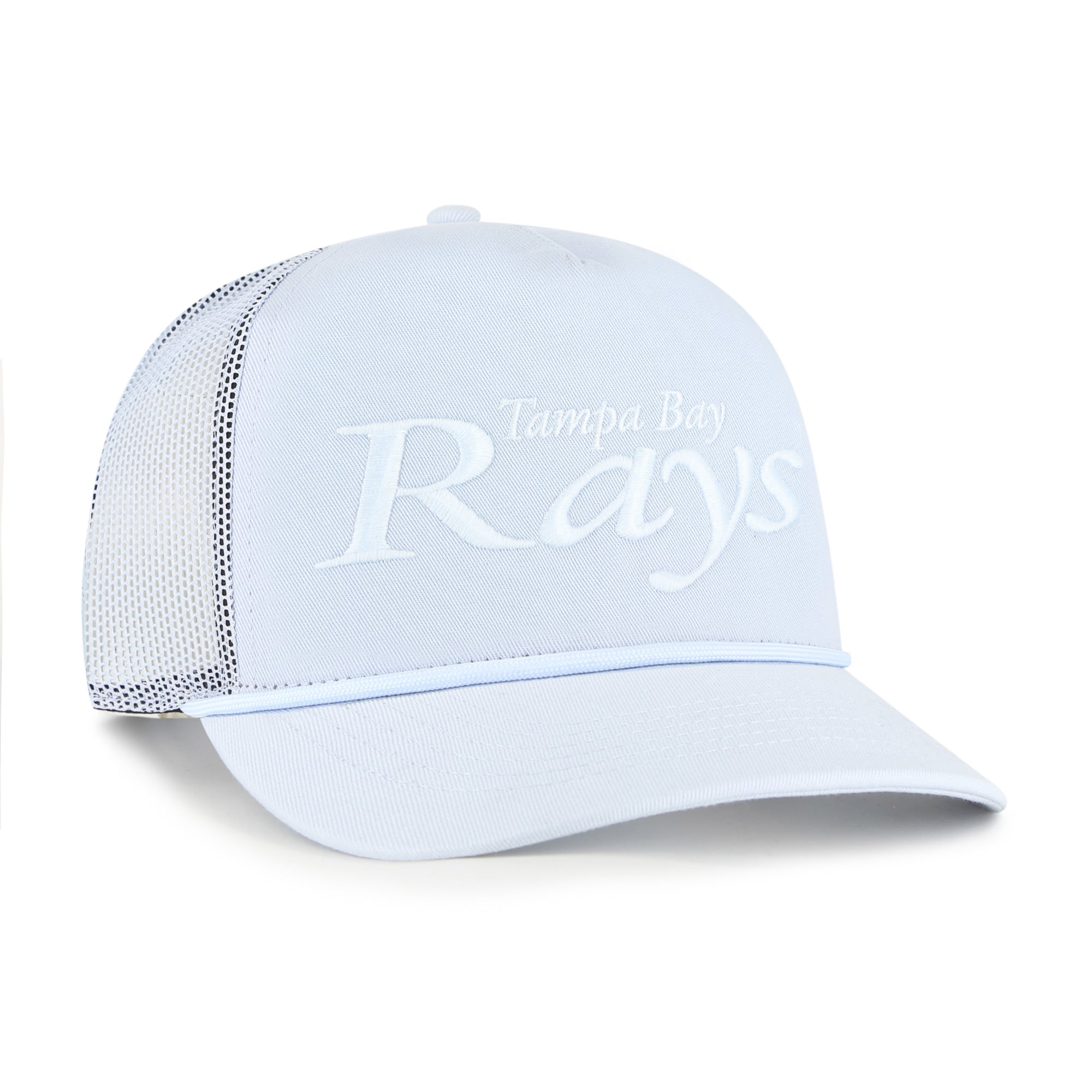 Unisex '47 Light Blue Tampa Bay Rays Foundation Script Hitch Adjustable Trucker Hat
