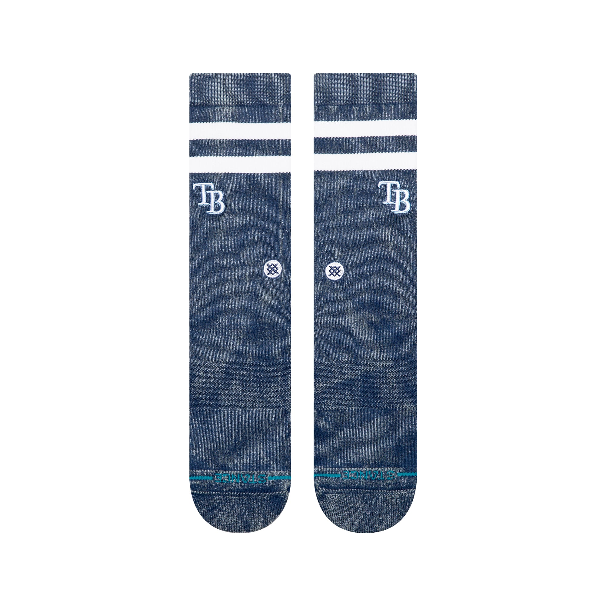 Chaussettes unisexes Stance bleu marine Tampa Bay Rays Rotation Crew