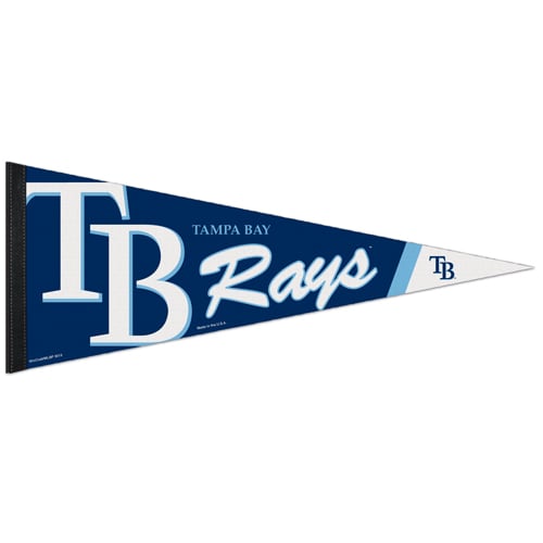 WinCraft Tampa Bay Rays Fanion Premium 12" x 30"