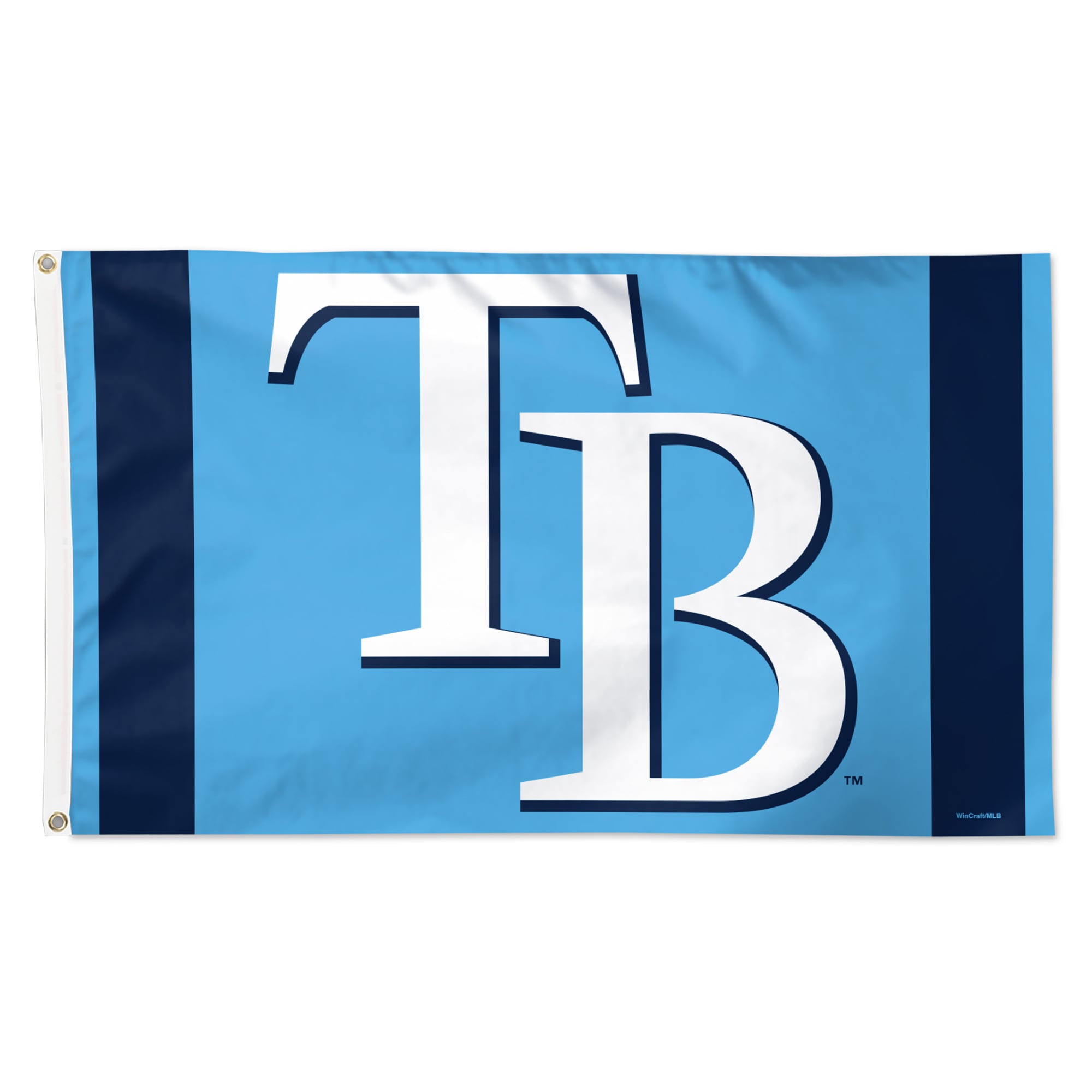 WinCraft Tampa Bay Rays 3' x 5' Vertical Stripe Deluxe Single-Sided Flag