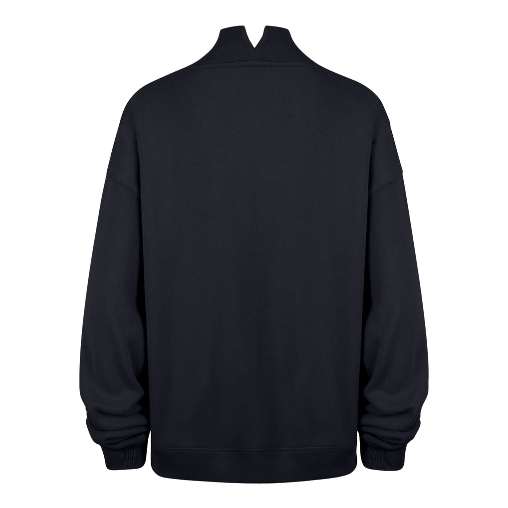 Tampa Bay Rays '47 Women's Oversized Vantage Mock Neck Sweatshirt - Navy